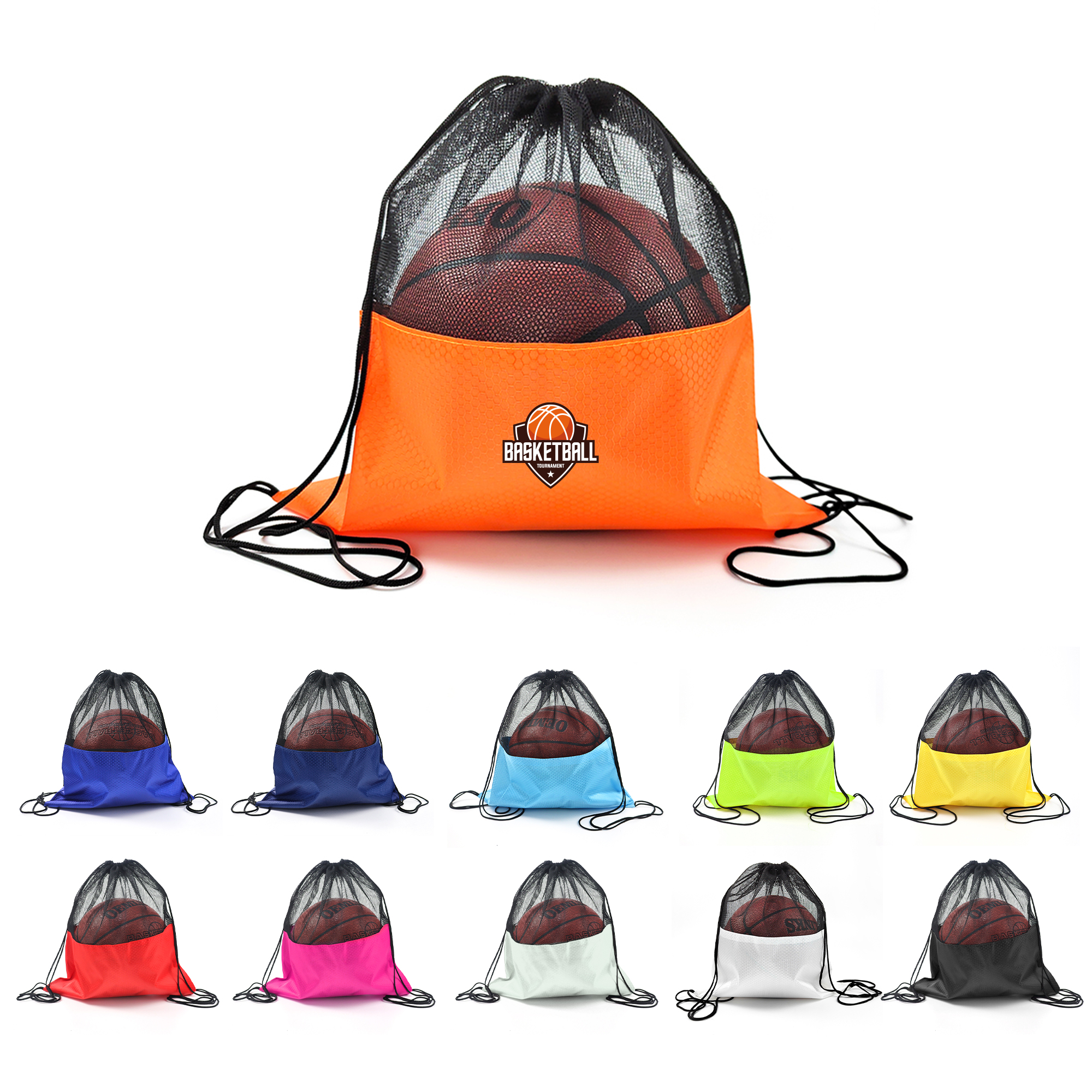 PCBC626 - Drawstring Mesh Backpack