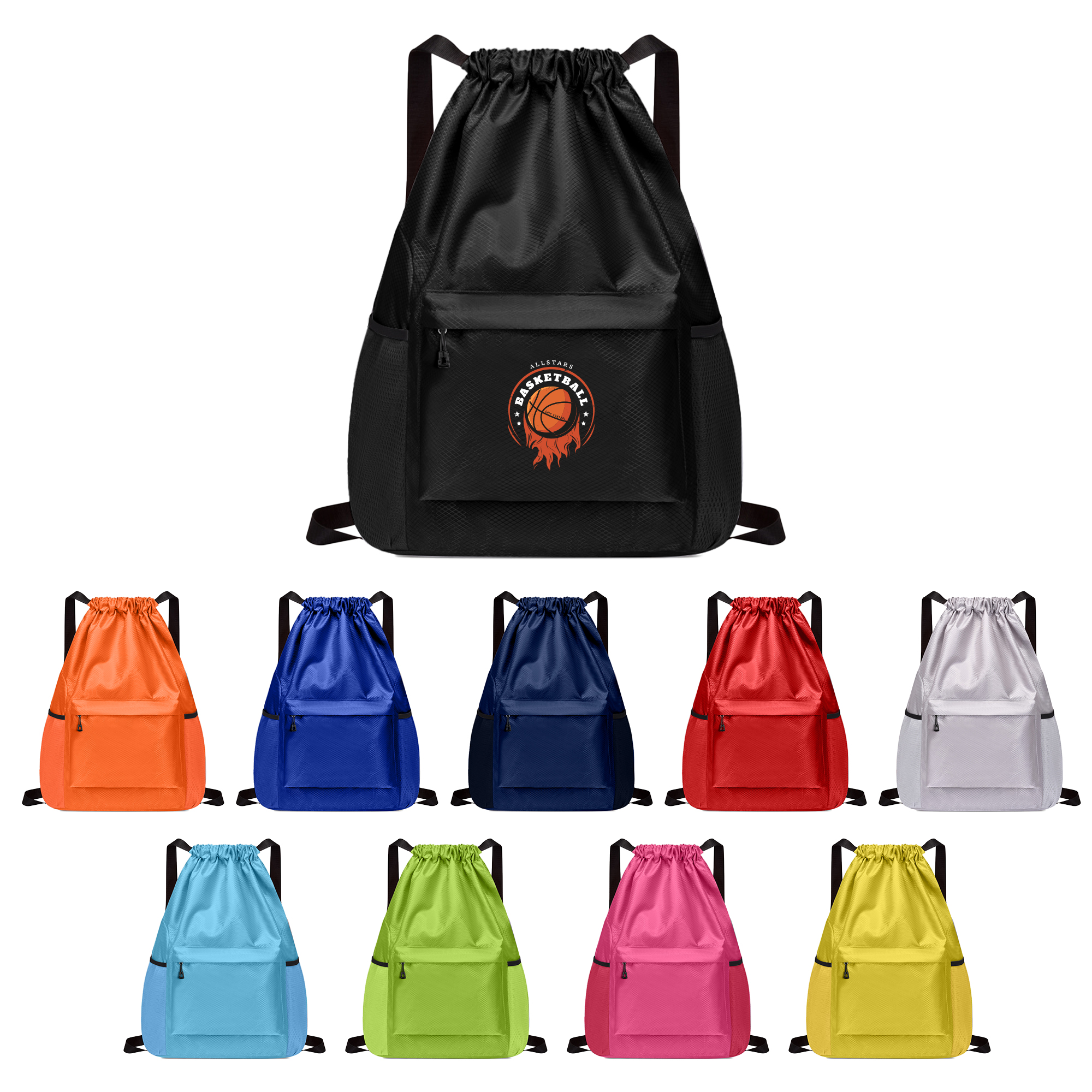 PCBC625 - Multi-Pocket Drawstring Backpack