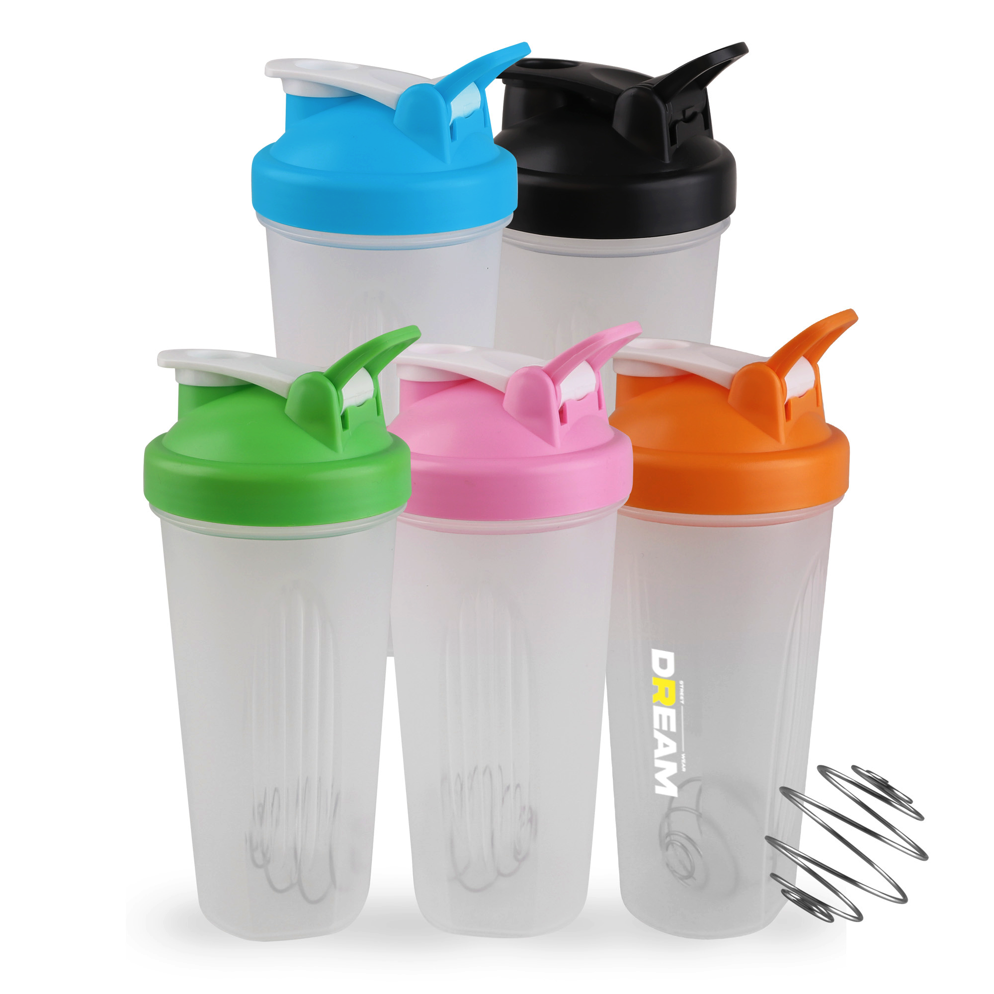 PXD273 - BPA Free Fitness Shaker Bottle with Loop 600ml