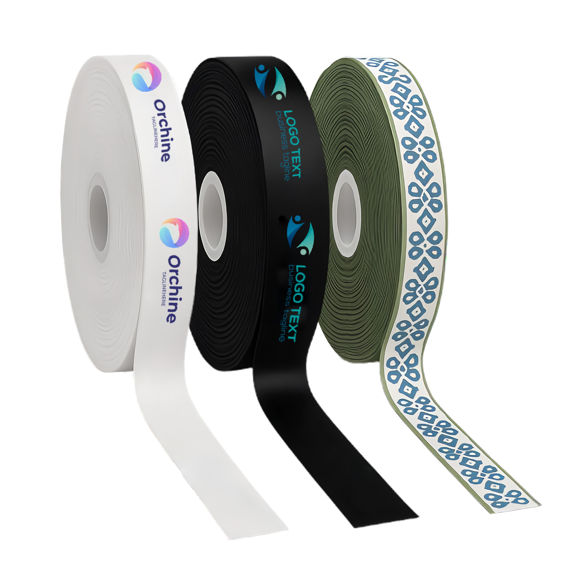 PCPA102 - Full Colour Printed Satin Polyester Ribbon