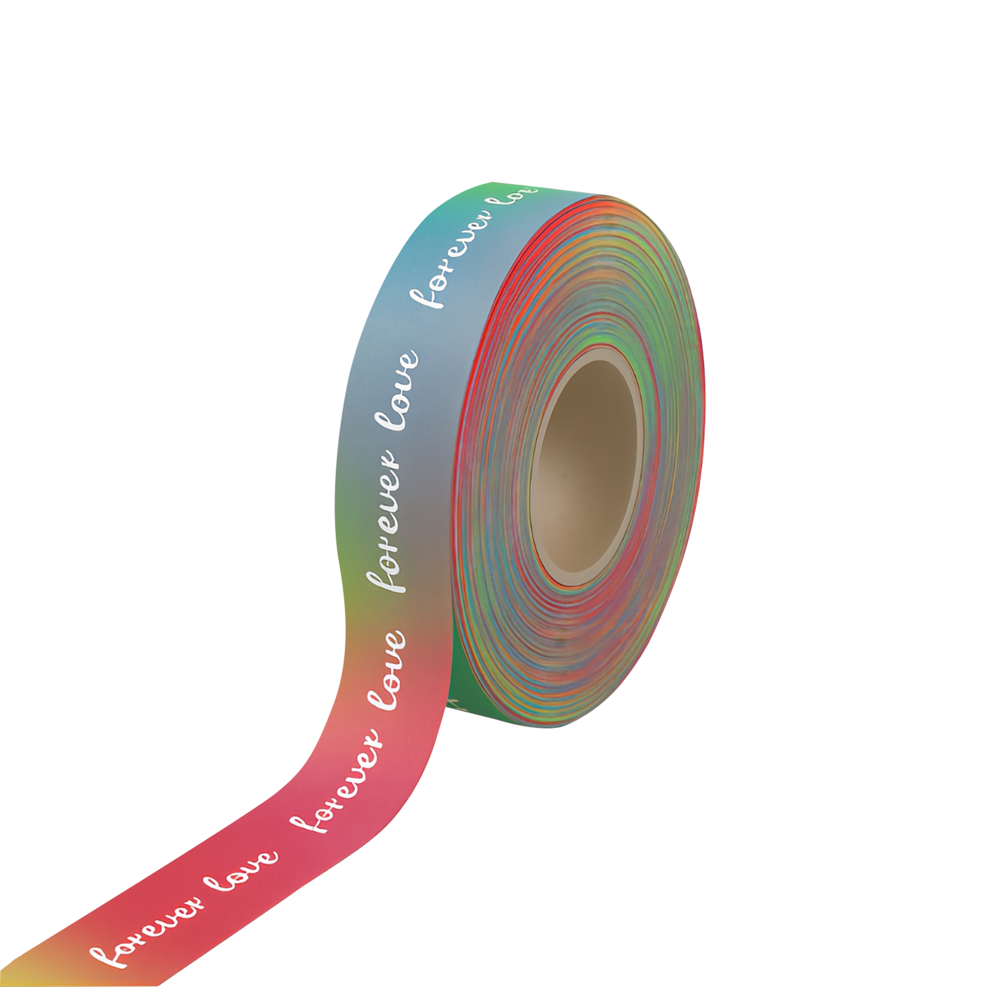 PCPA115 - Rainbow Satin Polyester Ribbon