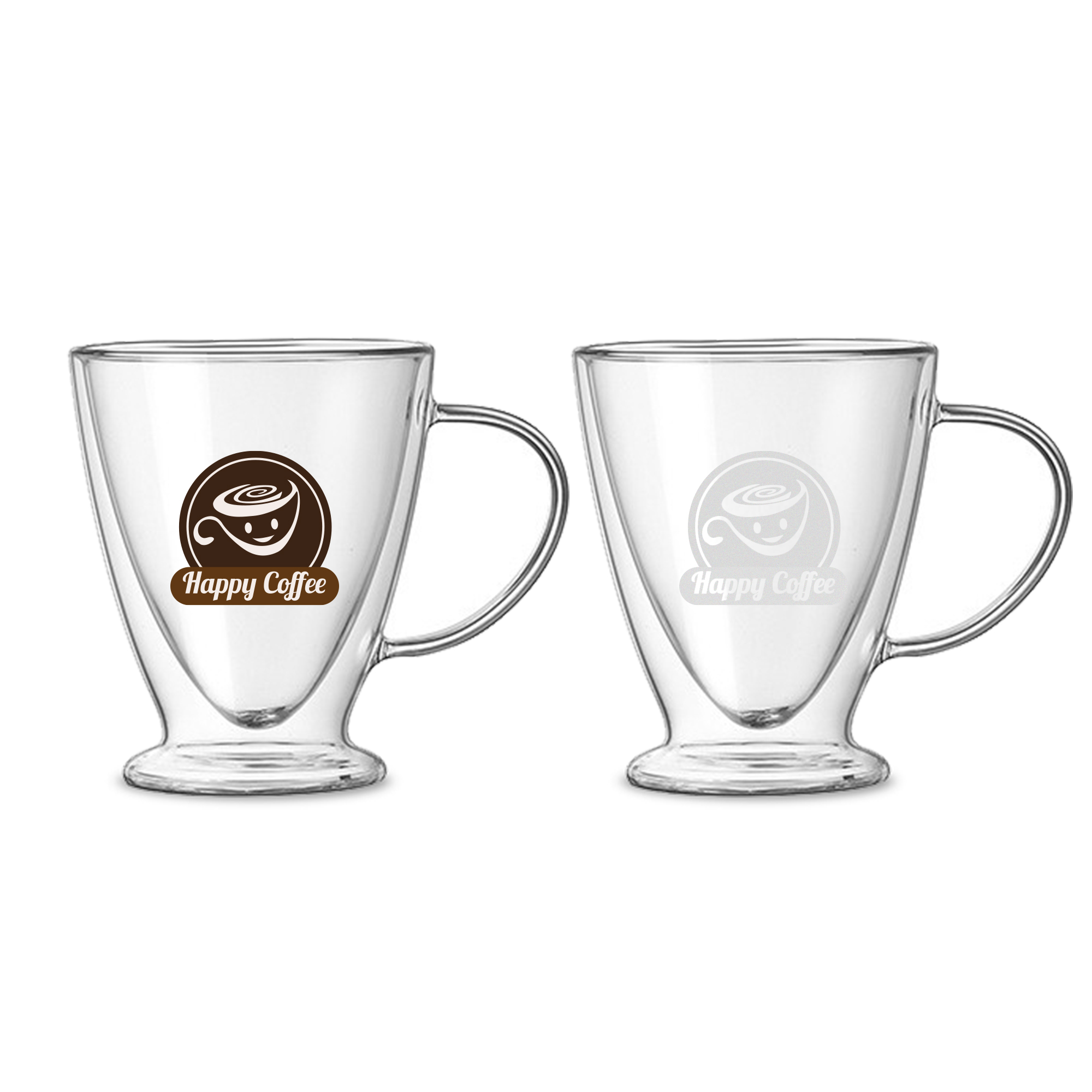 V-Shaped Double Wall Mug