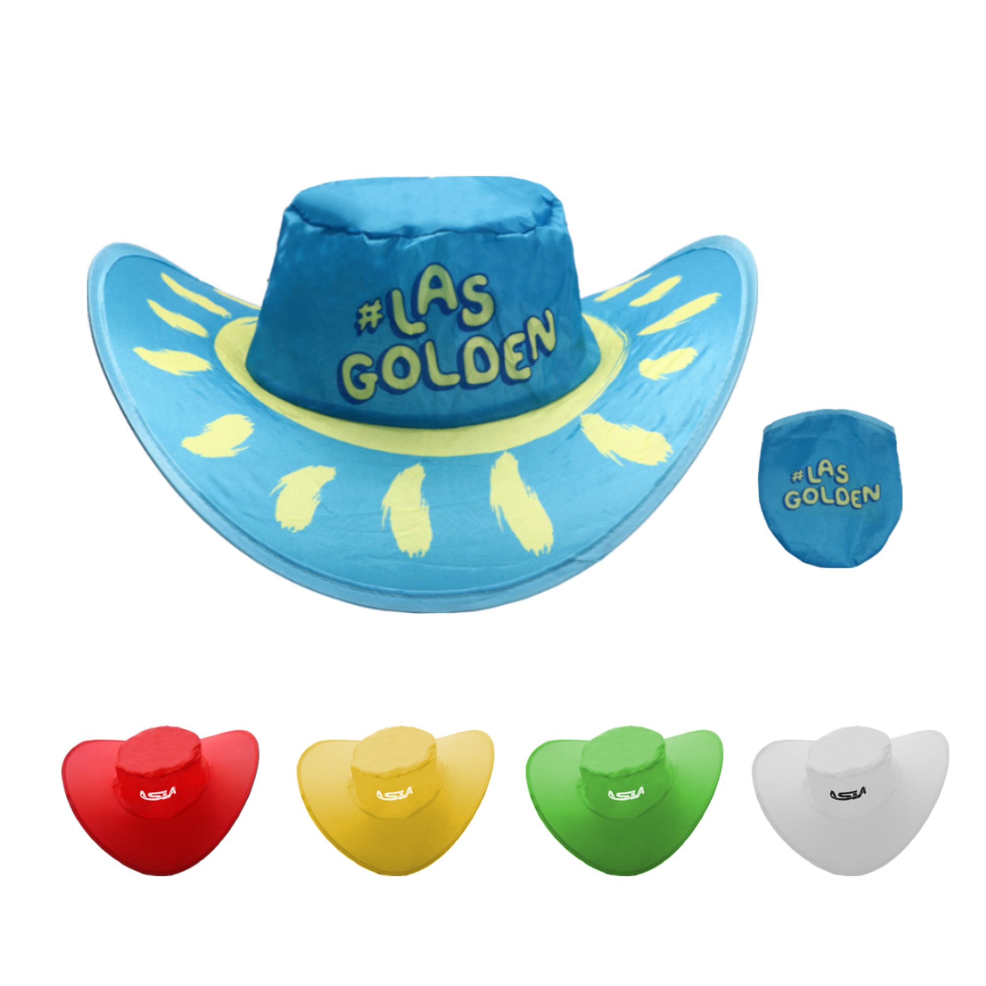 Foldable Cowboy Hat with Pouch