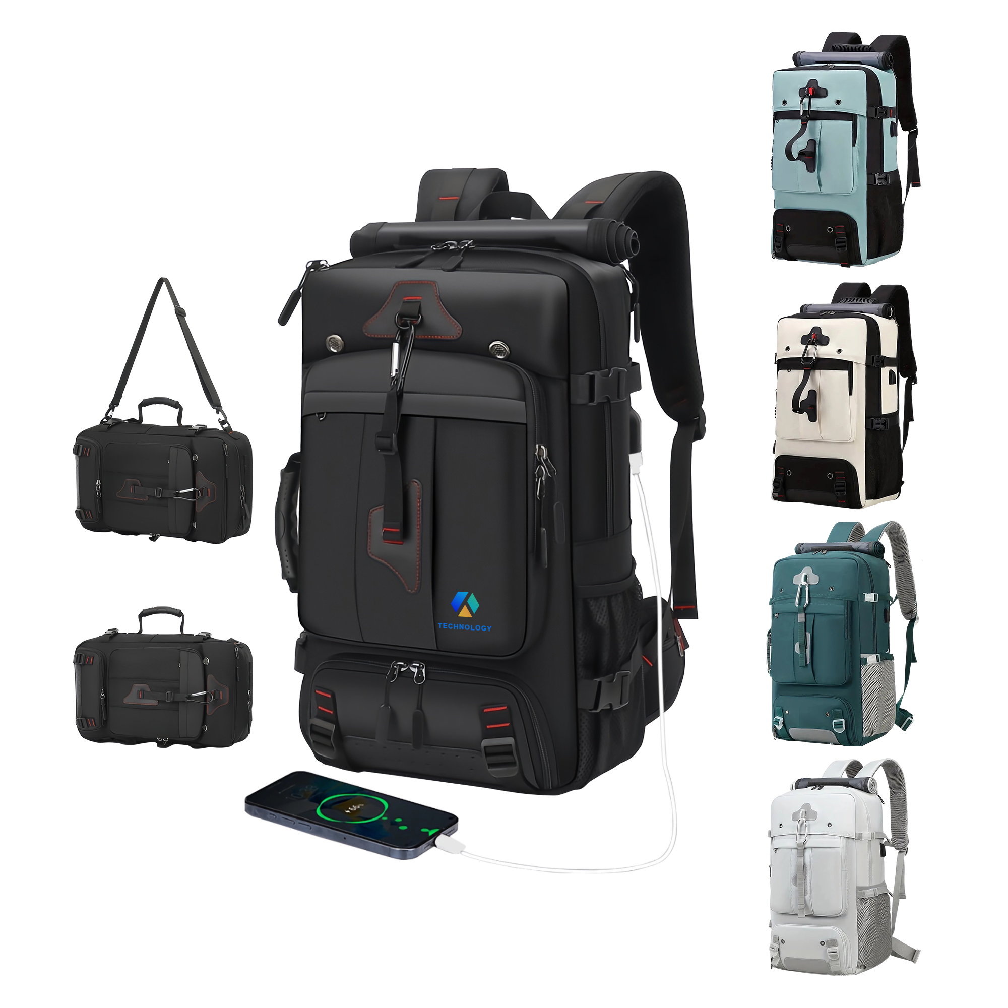 PXB134 - Convertible Backpack Duffel Bag