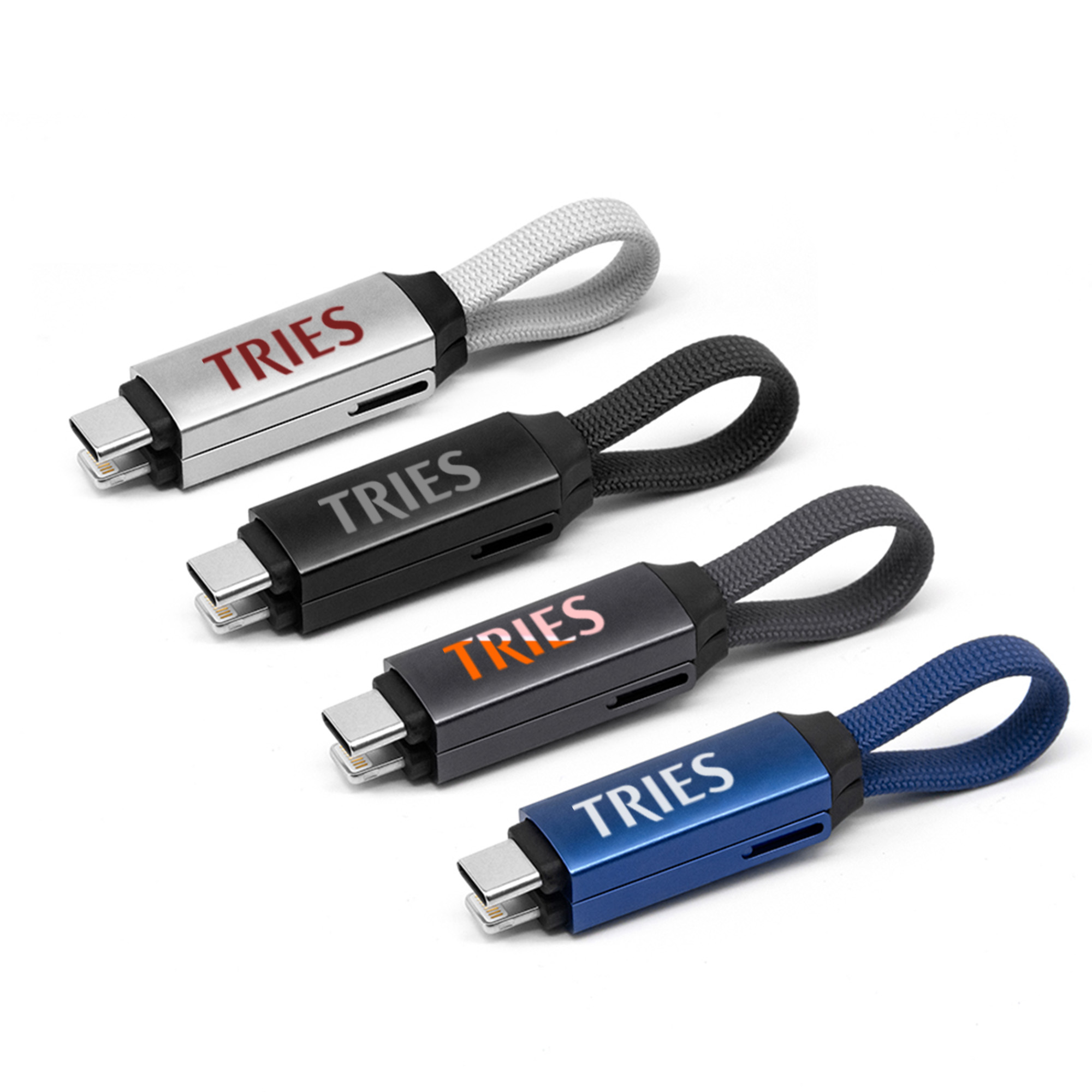 PCBA145 - 60W 3-In-1 Aluminium Charging Cable