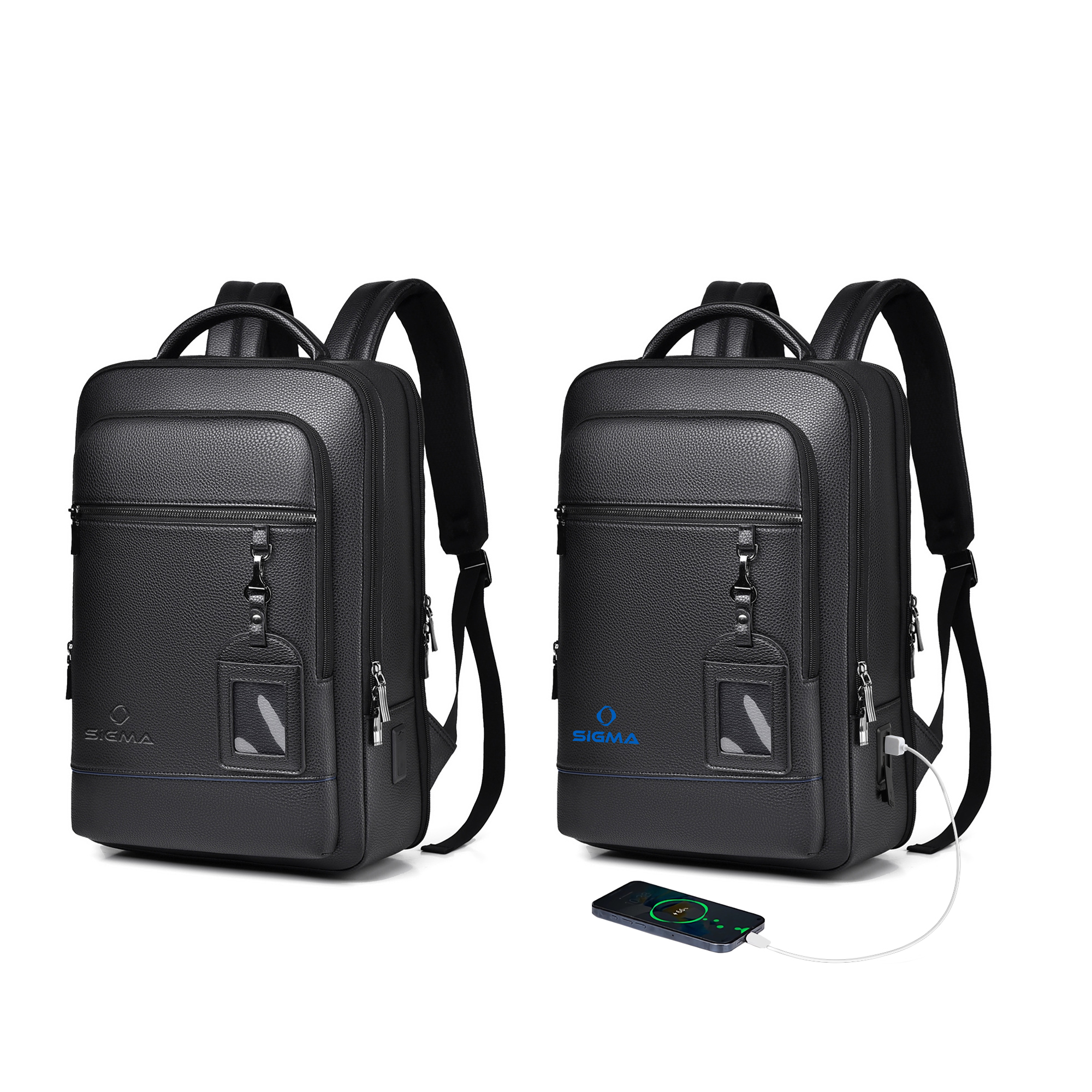 PXB128 - Polyurethane Laptop Backpack