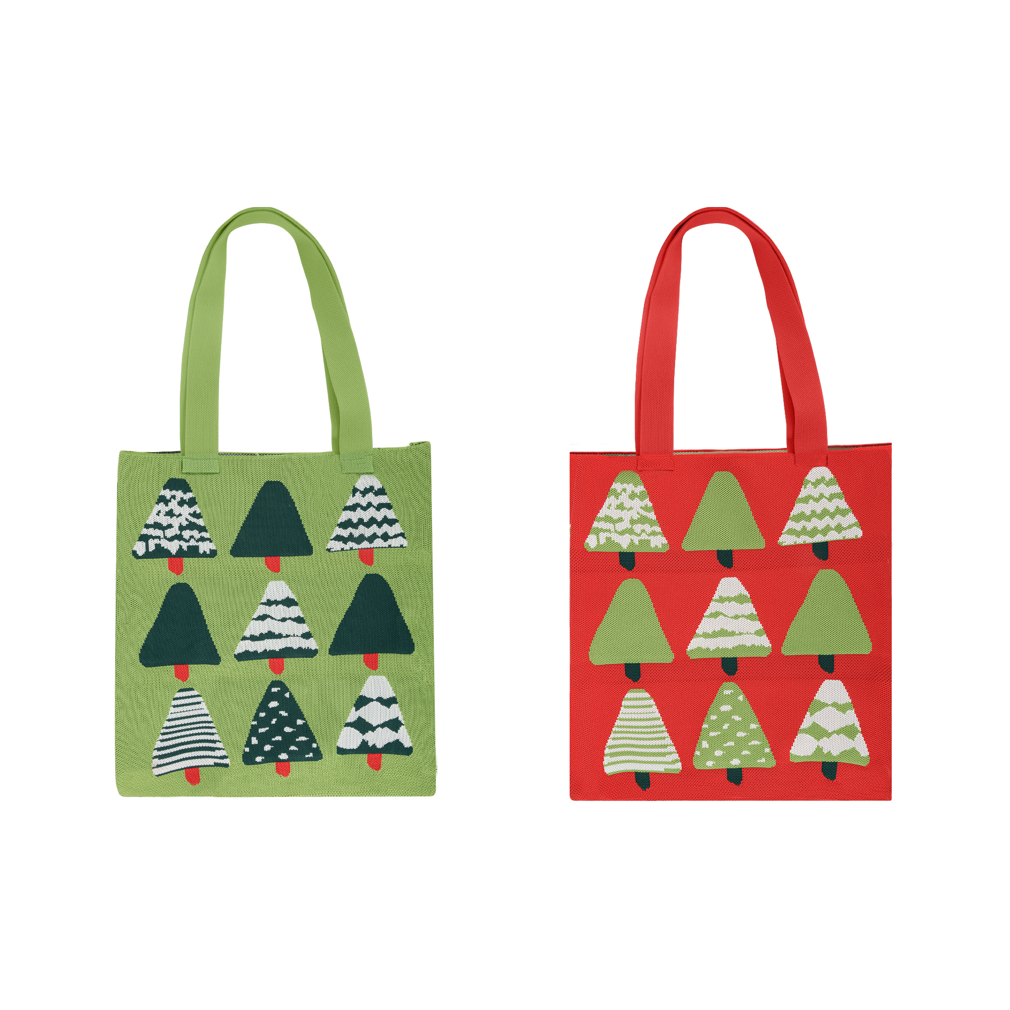 Knitted Flat Tote Bag