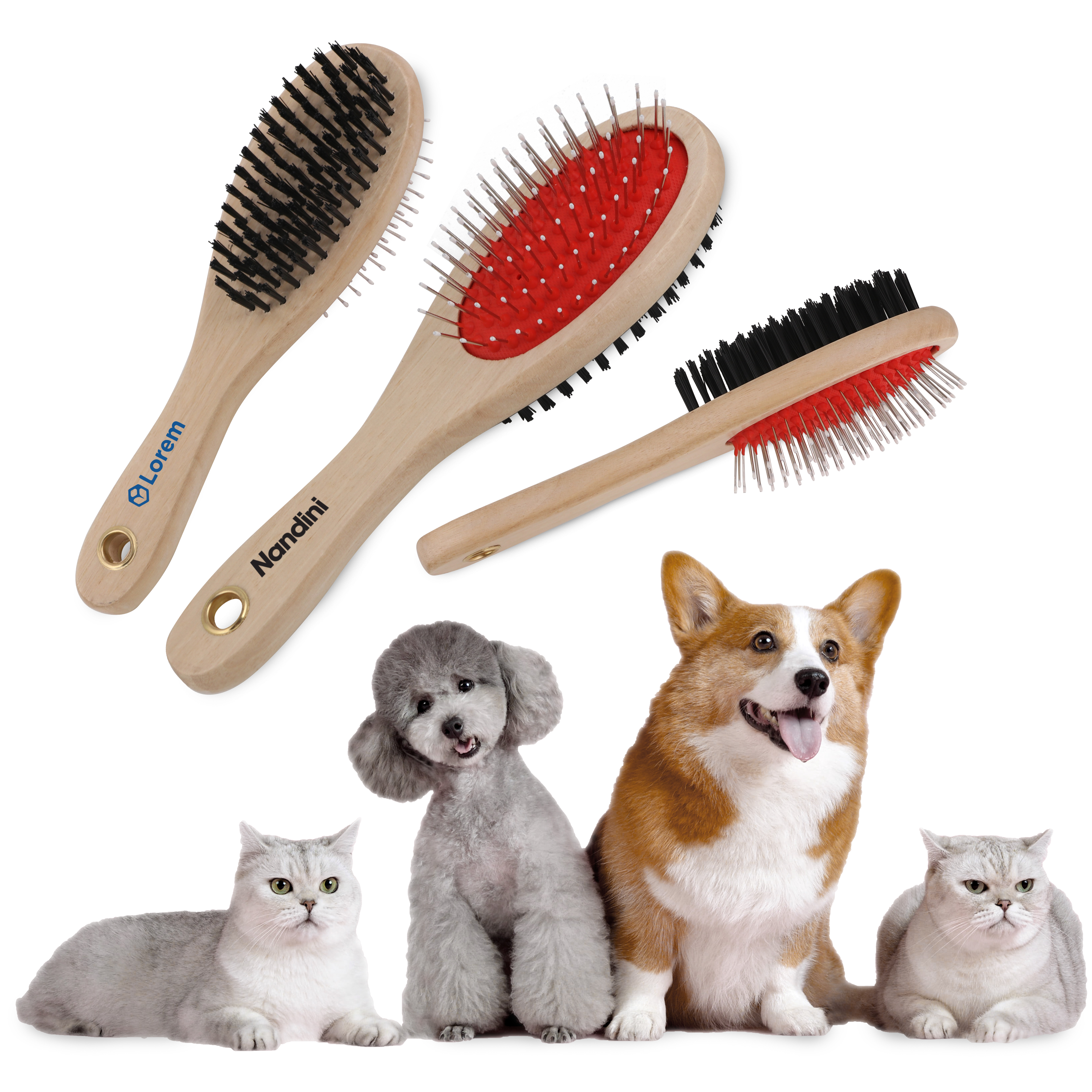 PCH340 - Pin and Bristle Pet Brush