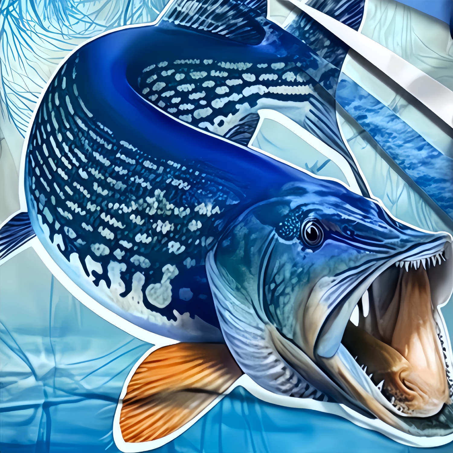 Men's Polyester Spandex Ice Silk Sublimated Sun Protection Fishing T-shirt