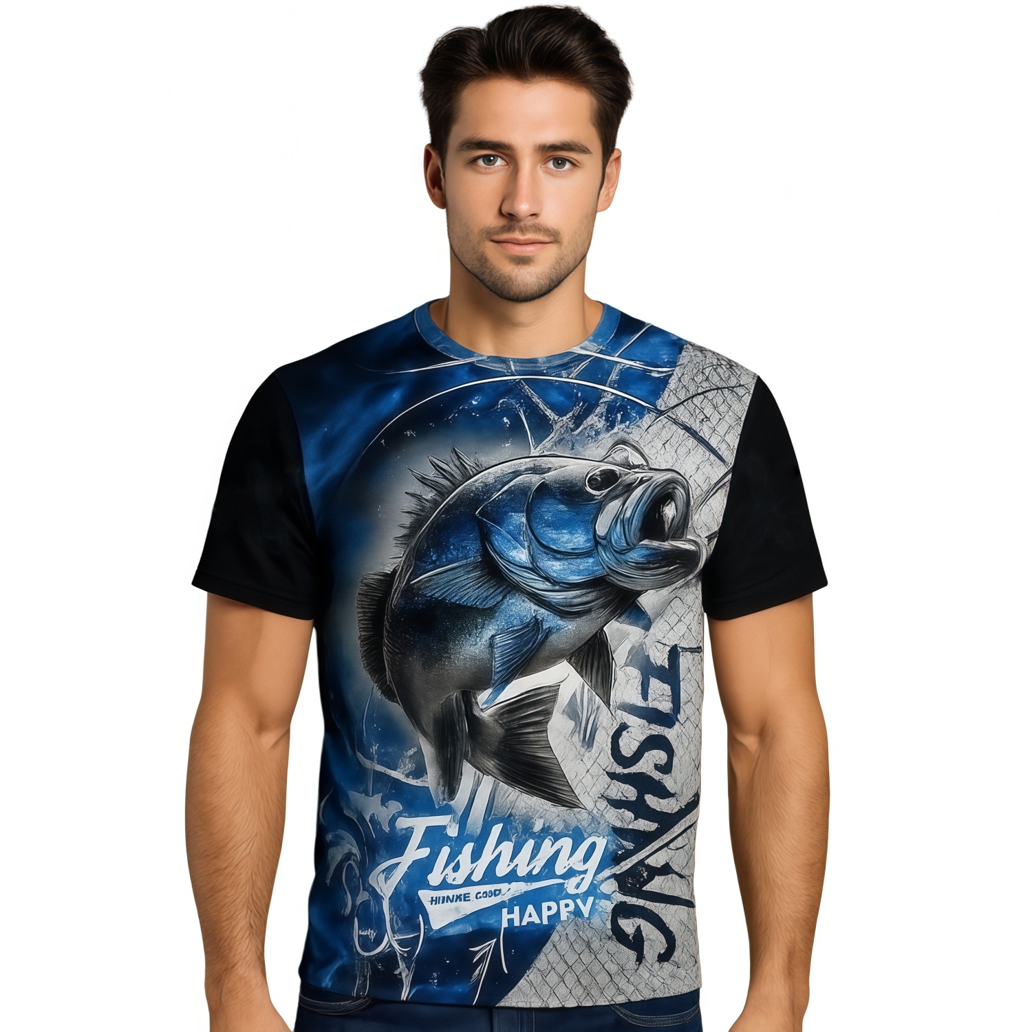 PCC926 - Men's Polyester Spandex Ultra Mesh Sublimated Sun Protection Fishing T-shirt