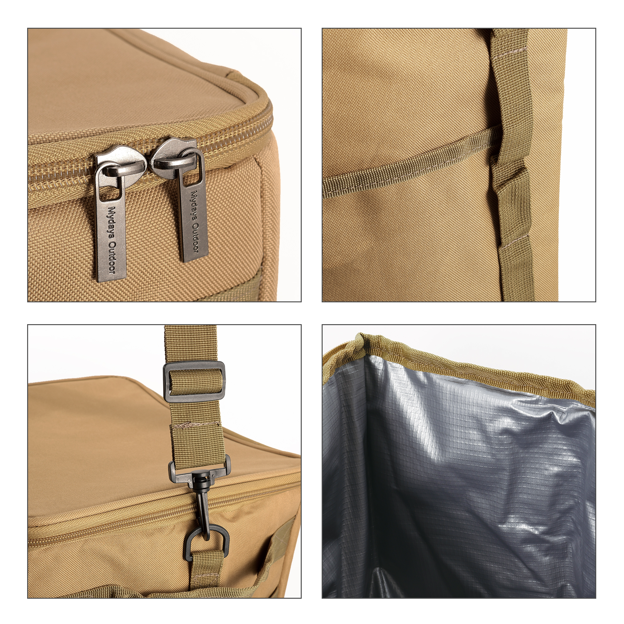 40L Foldable Insulated Cooler Bag