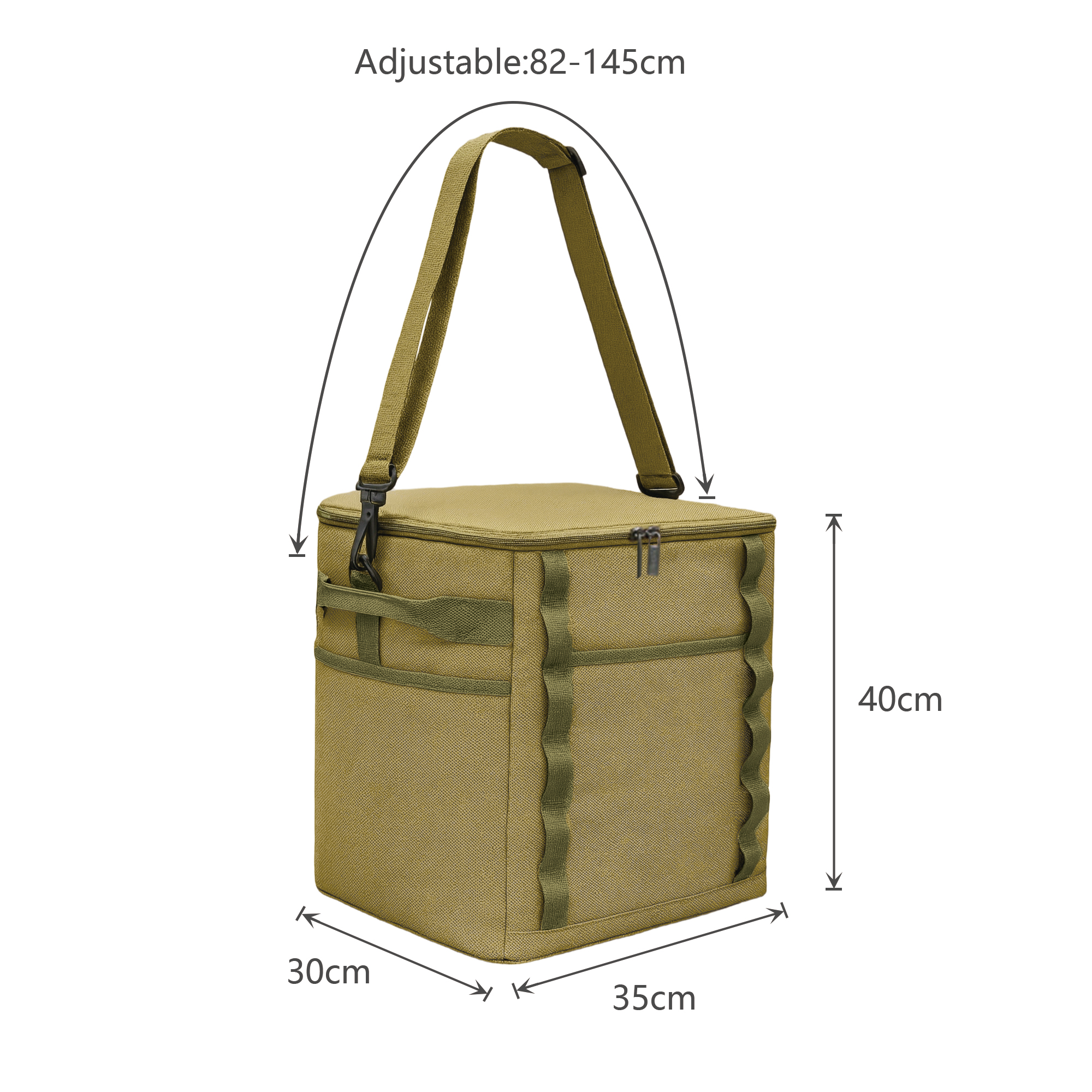 40L Foldable Insulated Cooler Bag