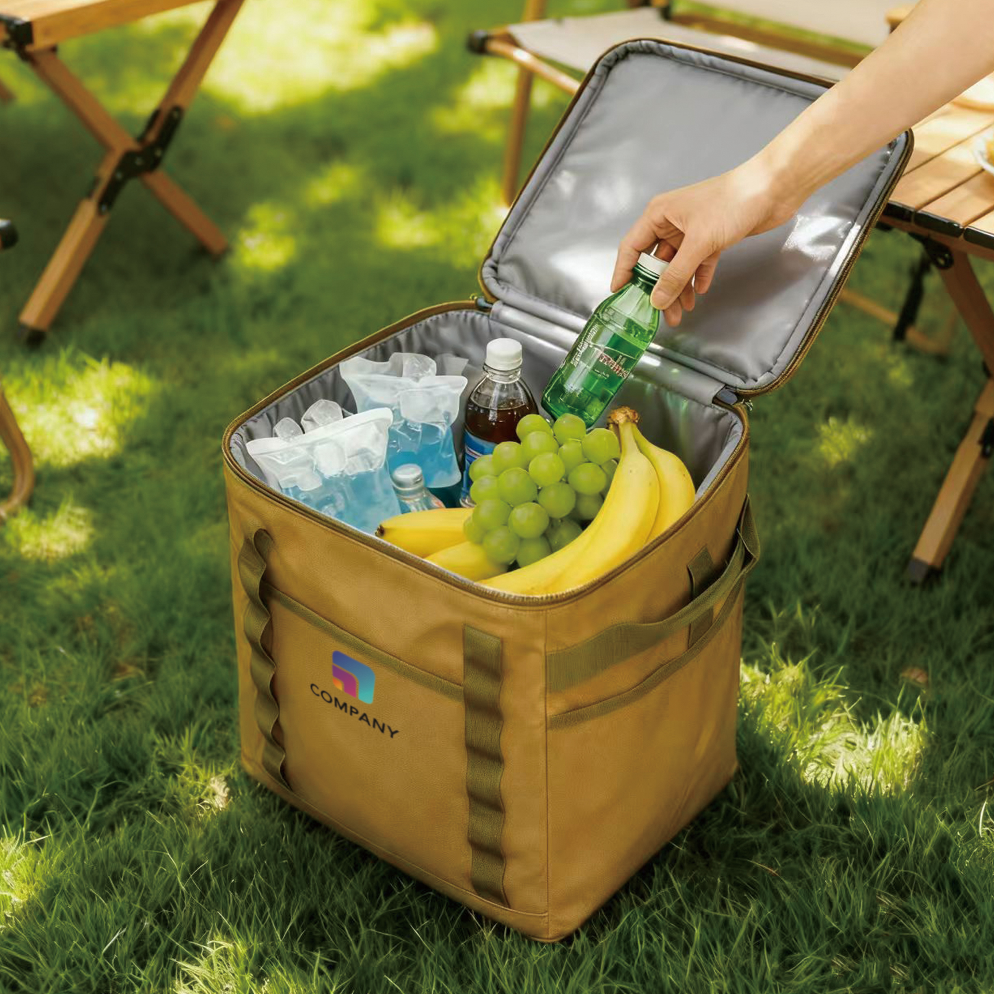 40L Foldable Insulated Cooler Bag
