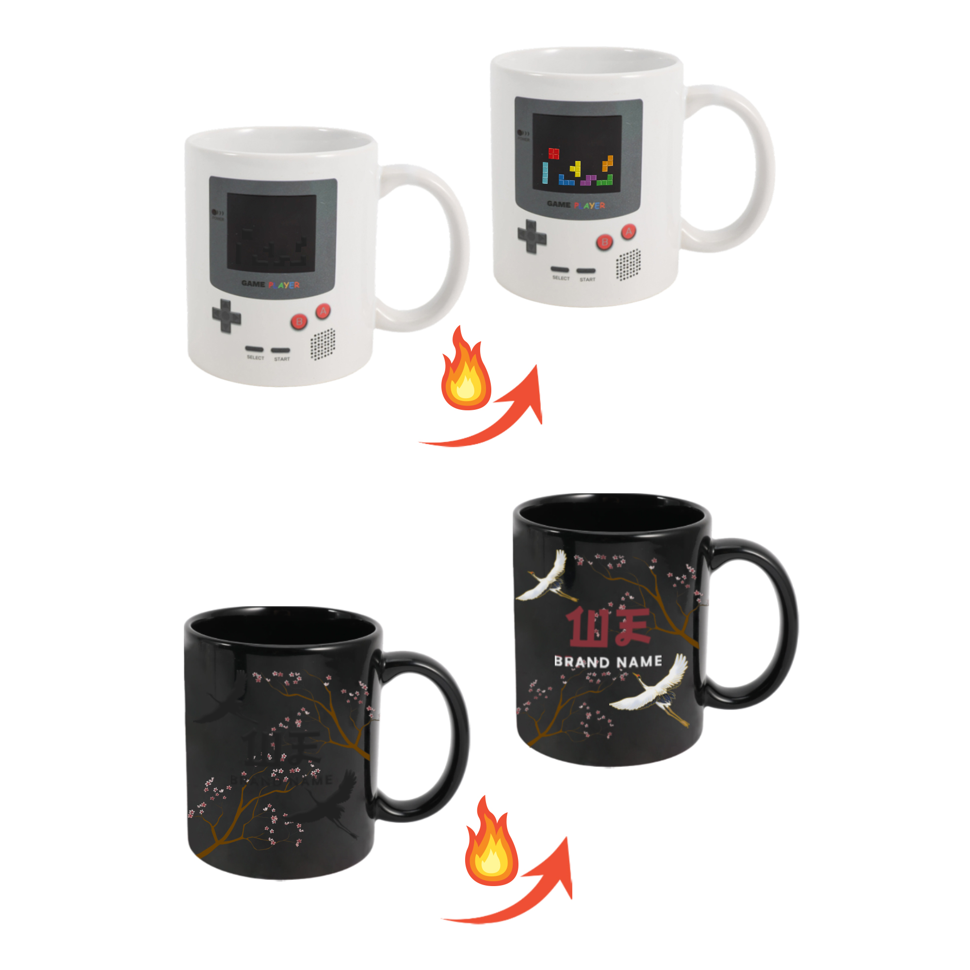 Heat Sensitive Colour Changing Mug