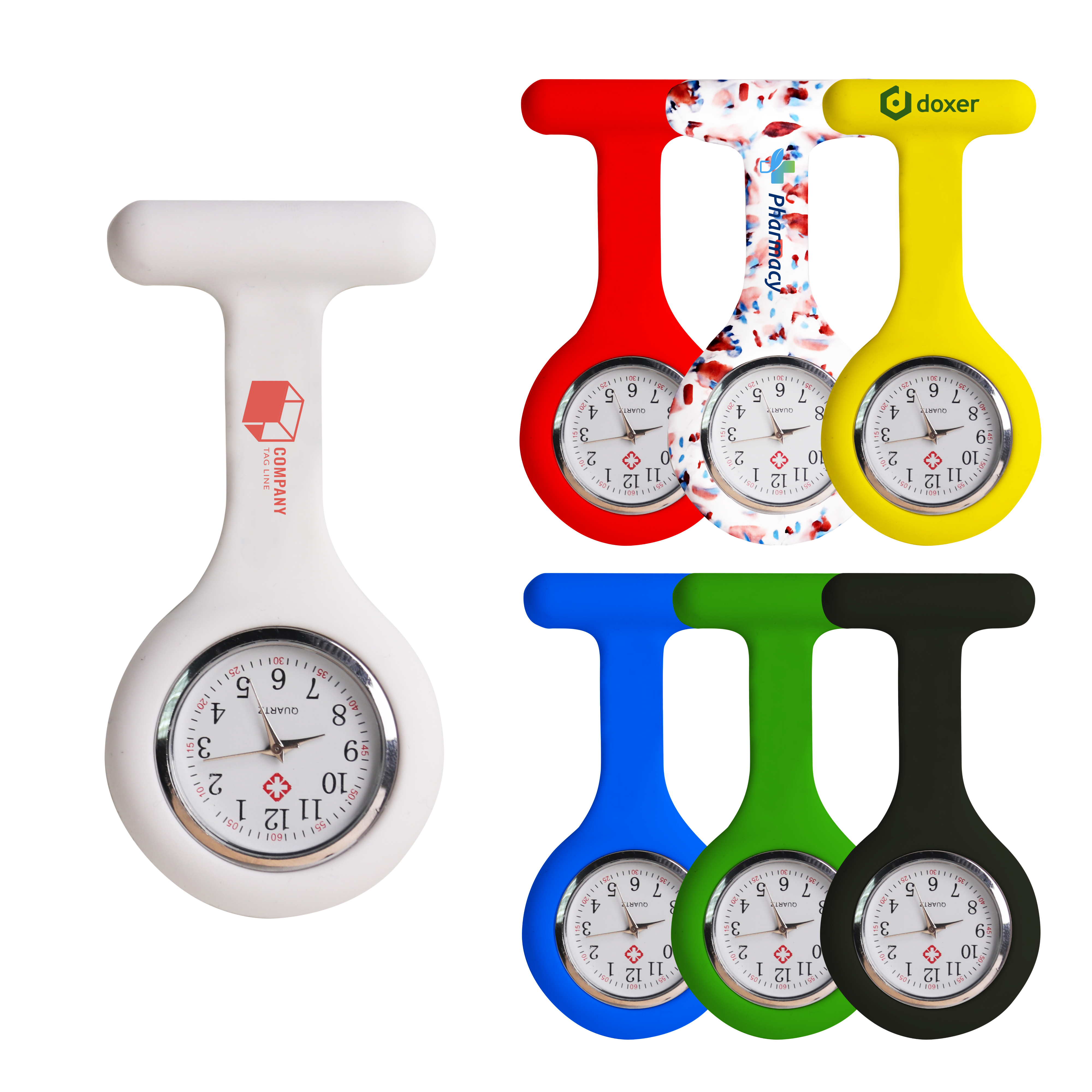 PCH640 - Silicone Nurse Watch