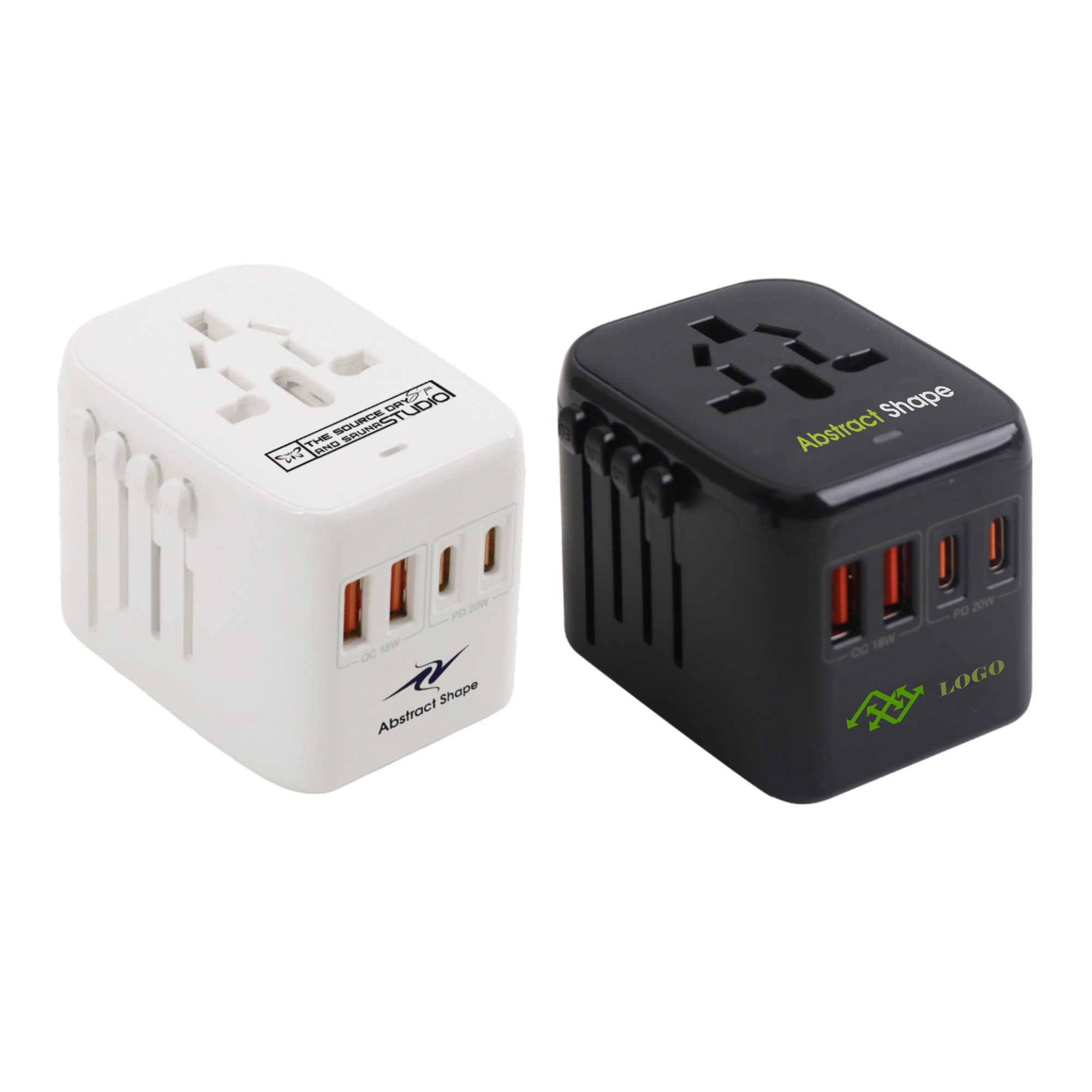 Universal Travel Adapter with USB-C Ports