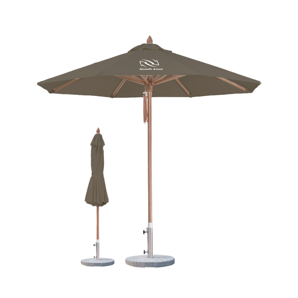 3x3m Wind-resistant Octagon Stock Colour Outdoor Umbrella