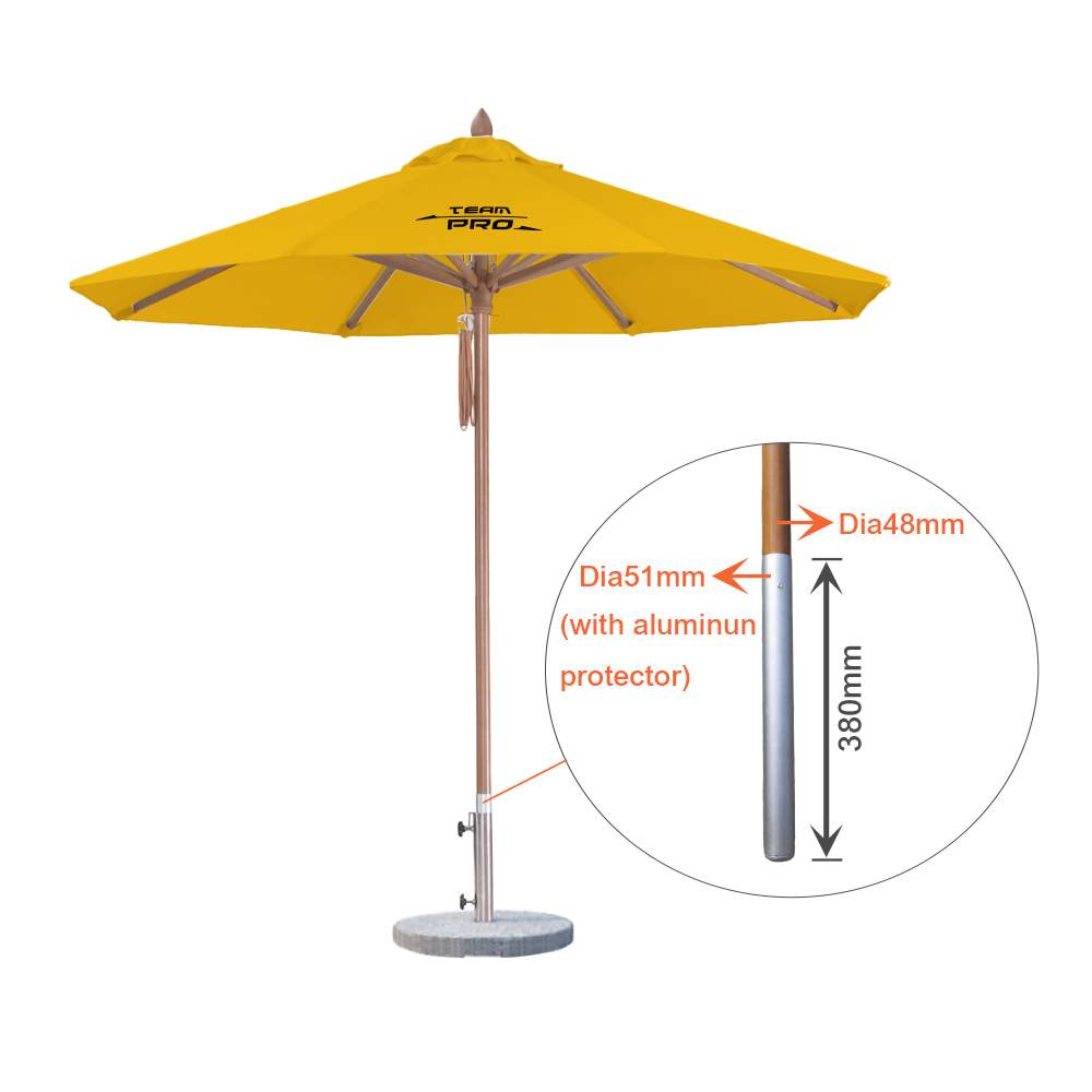 3x3m Wind-resistant Octagon Stock Colour Outdoor Umbrella