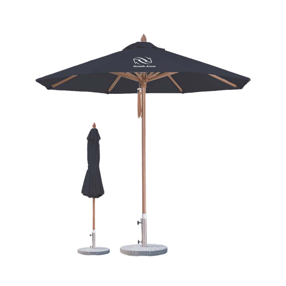 3x3m Wind-resistant Octagon Stock Colour Outdoor Umbrella