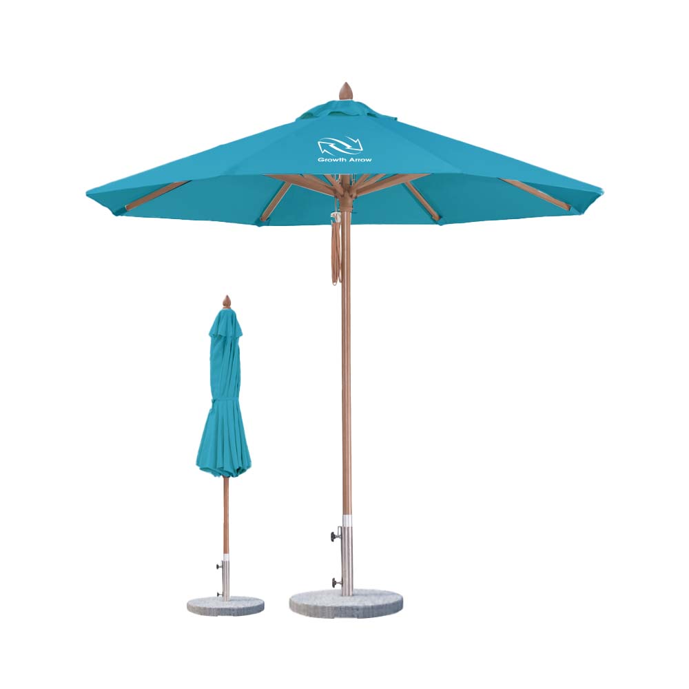 3x3m Wind-resistant Octagon Stock Colour Outdoor Umbrella
