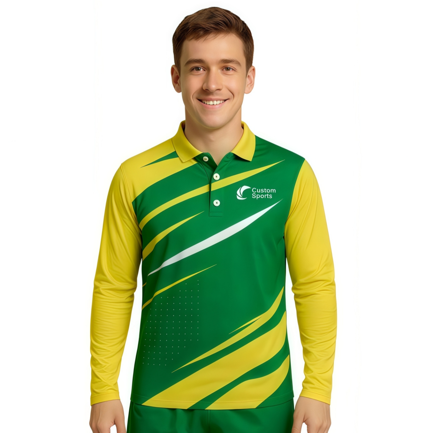 PCC847 - 100% Poly Micro Mesh Sublimated Basic Long Sleeves POLO
