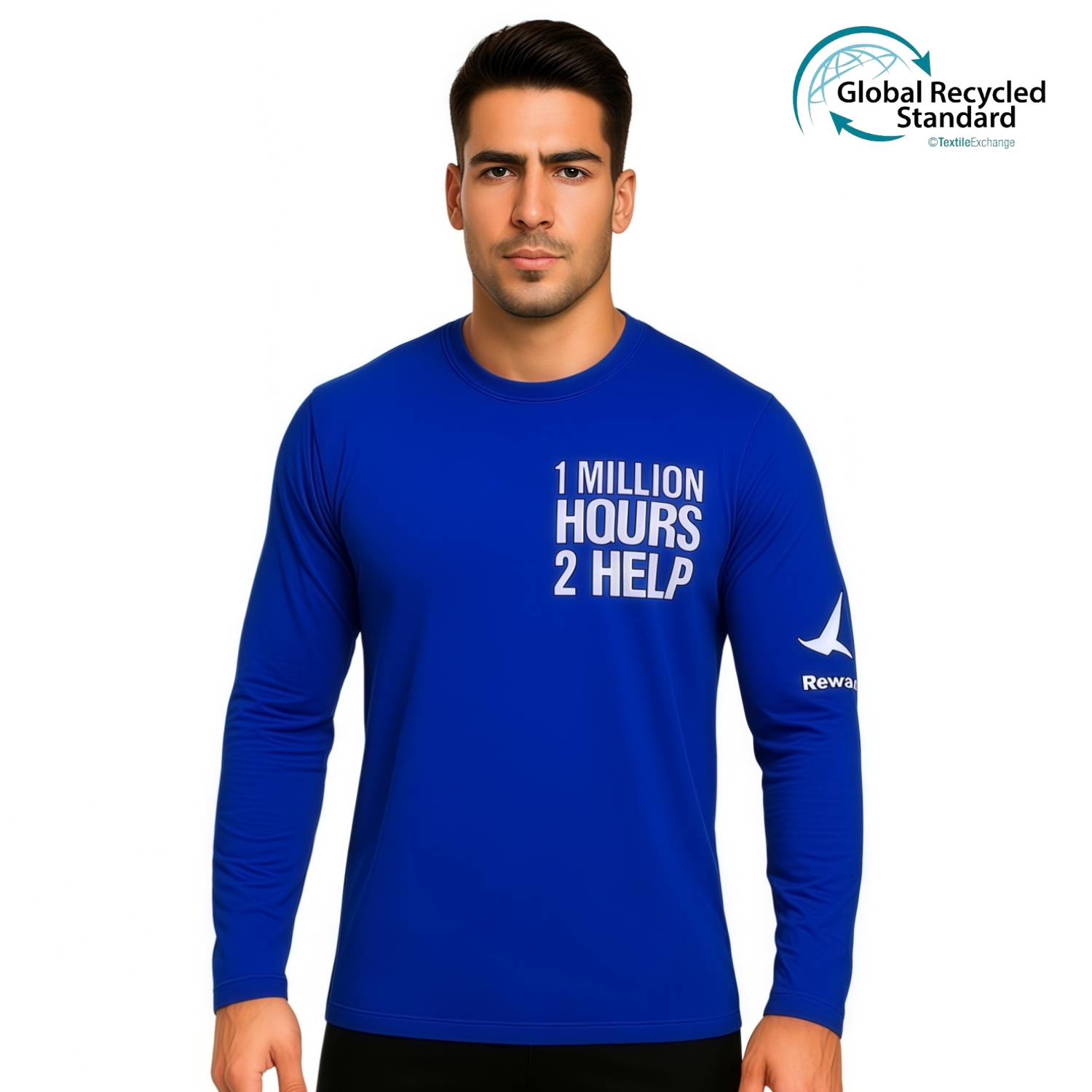 PCC860 - Unisex Adults RPET Milk Silk Sublimated Crew Neck Long Sleeves Shirt