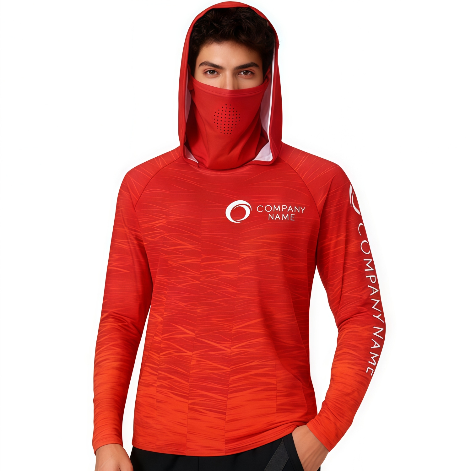 PCC161 - Men's Polyester Spandex Sublimated Sun Protection Hoodie