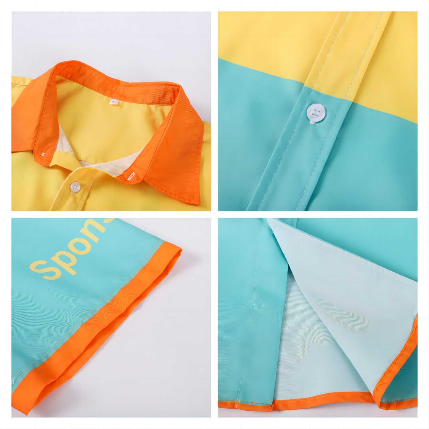 Men's Polyester Spandex Sublimated Hawaiian Shirt