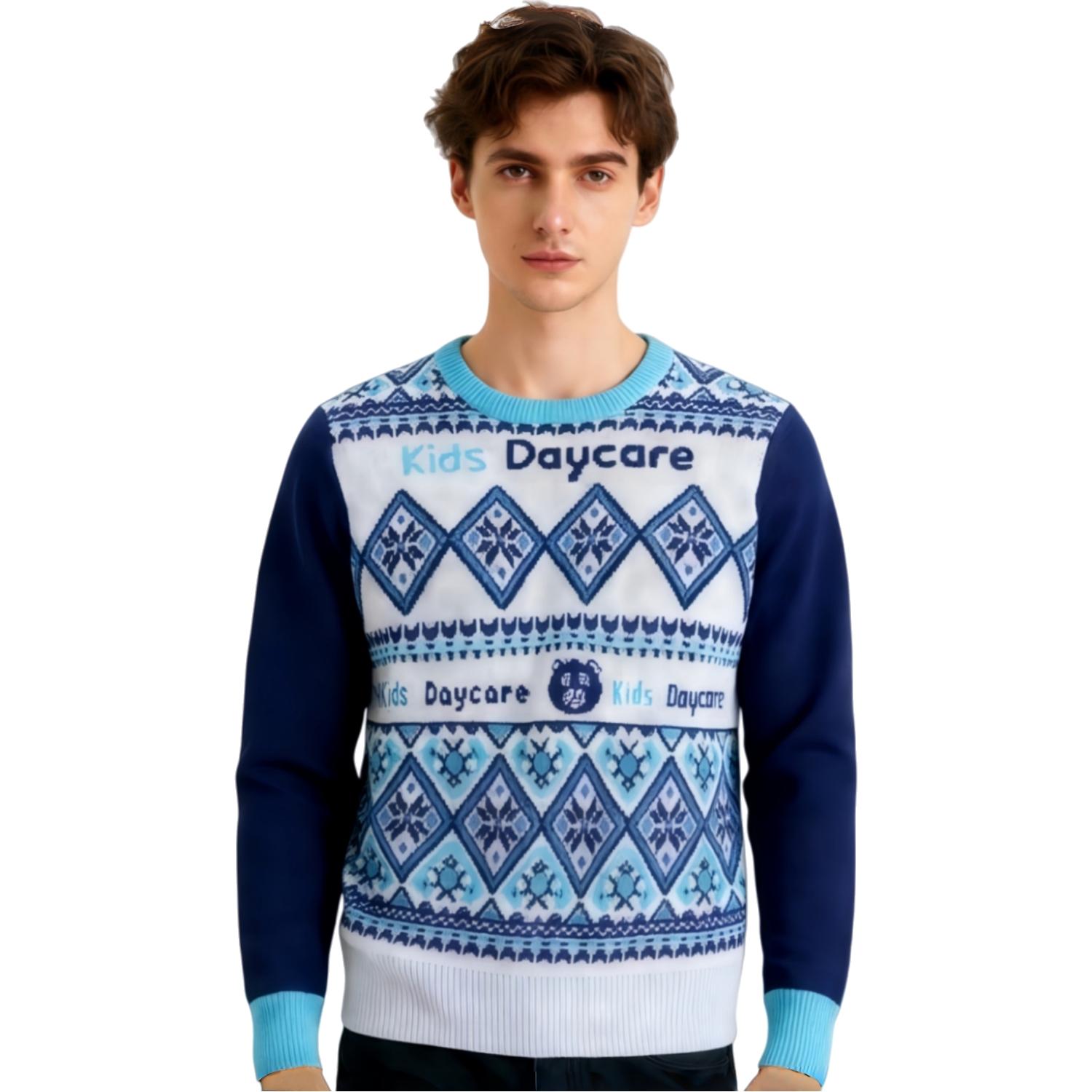 PCC425 - Unisex Winter Acrylic Cotton Jacquard Sweater