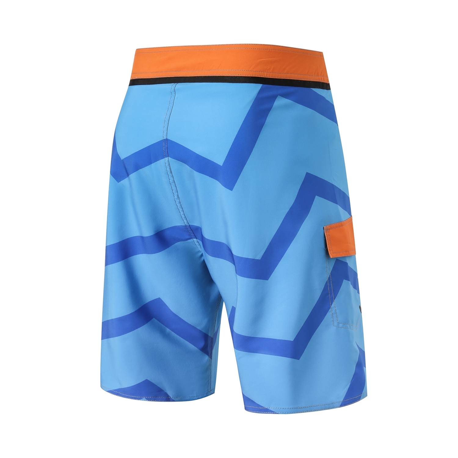 Men's Polyester Spandex Sublimated Swim Shorts Knee Length