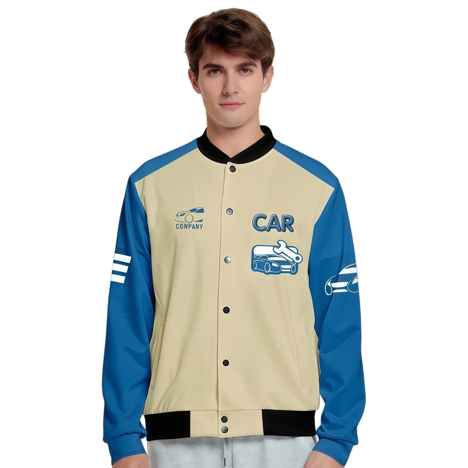 PCC054 - Unisex Polyester Scuba Sublimated Varsity Jacket