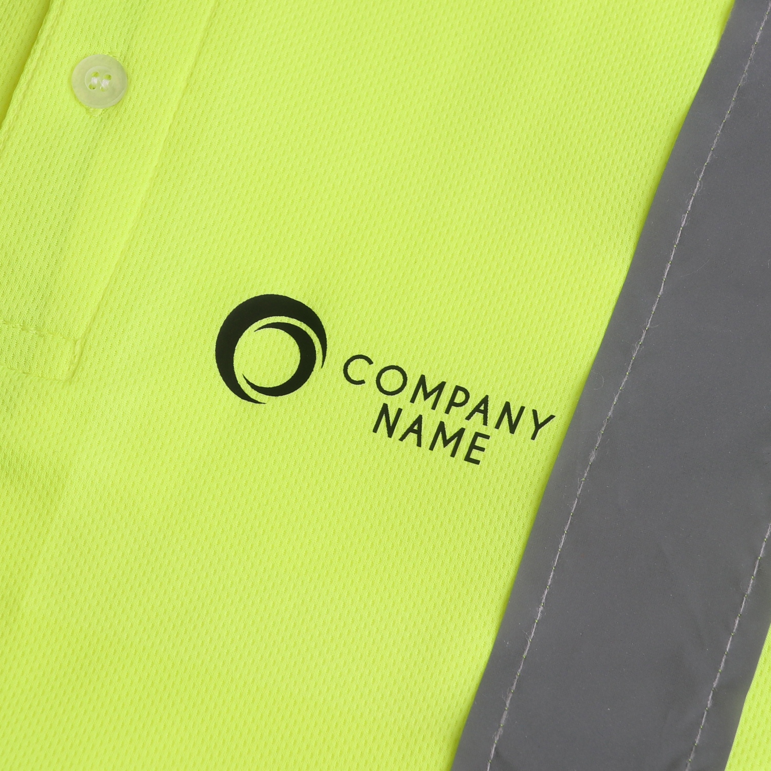 Unisex Polyester Hi-Vis Reflective S/S Polo