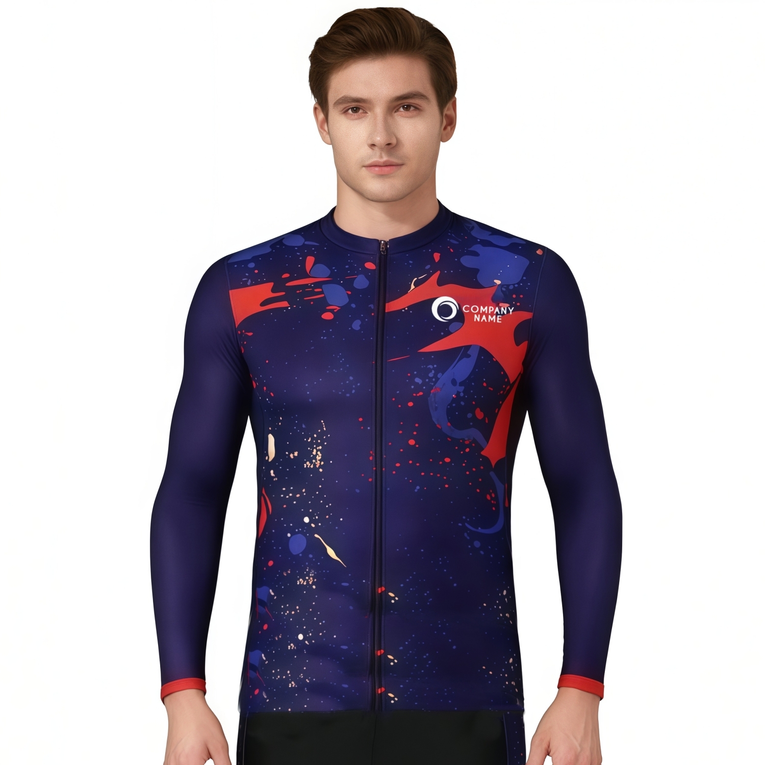 PCC026 - Men's Sublimated Long Sleeve Cycling Jersey