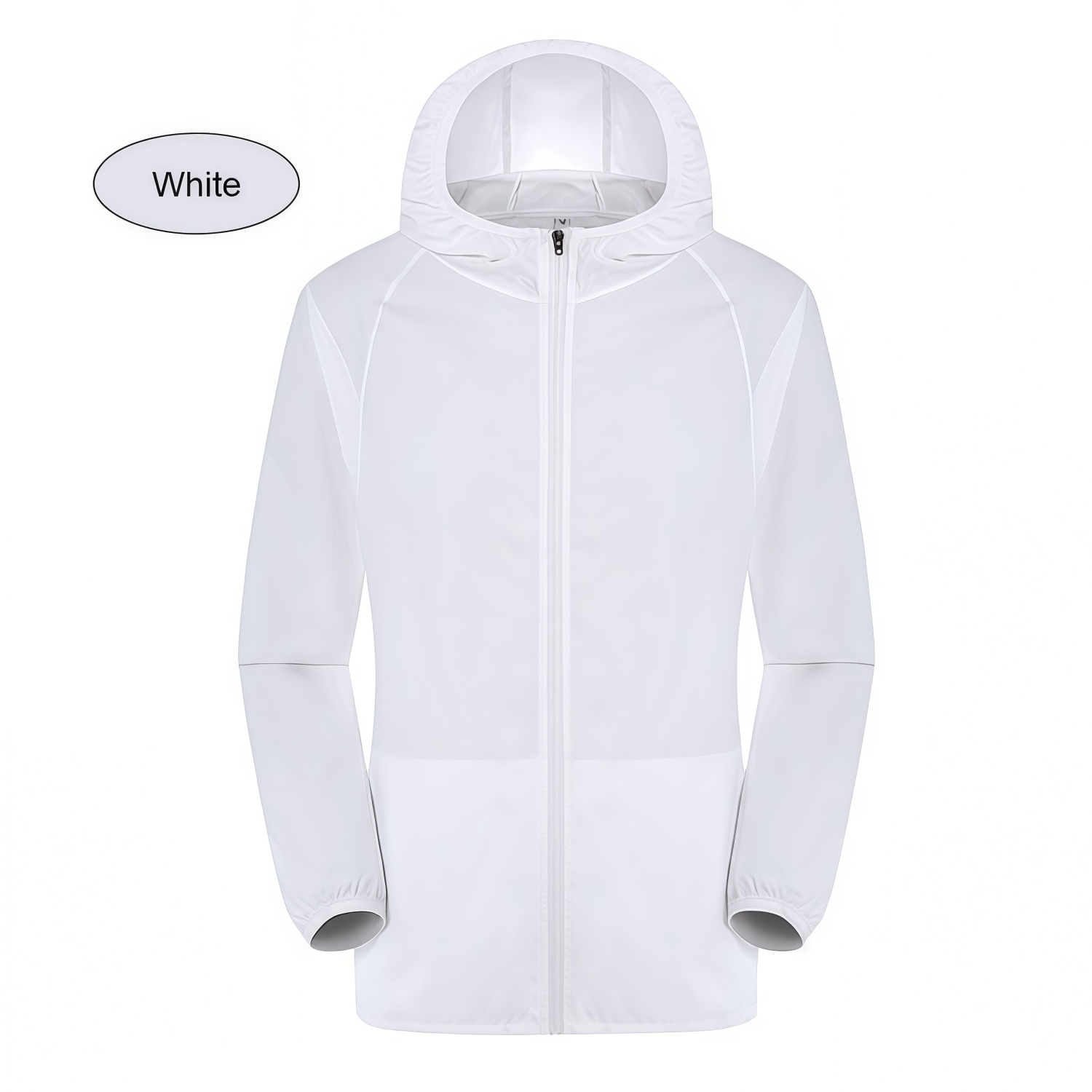 Unisex Adult 100% Polyester Jacket with Sun Protection and Hood