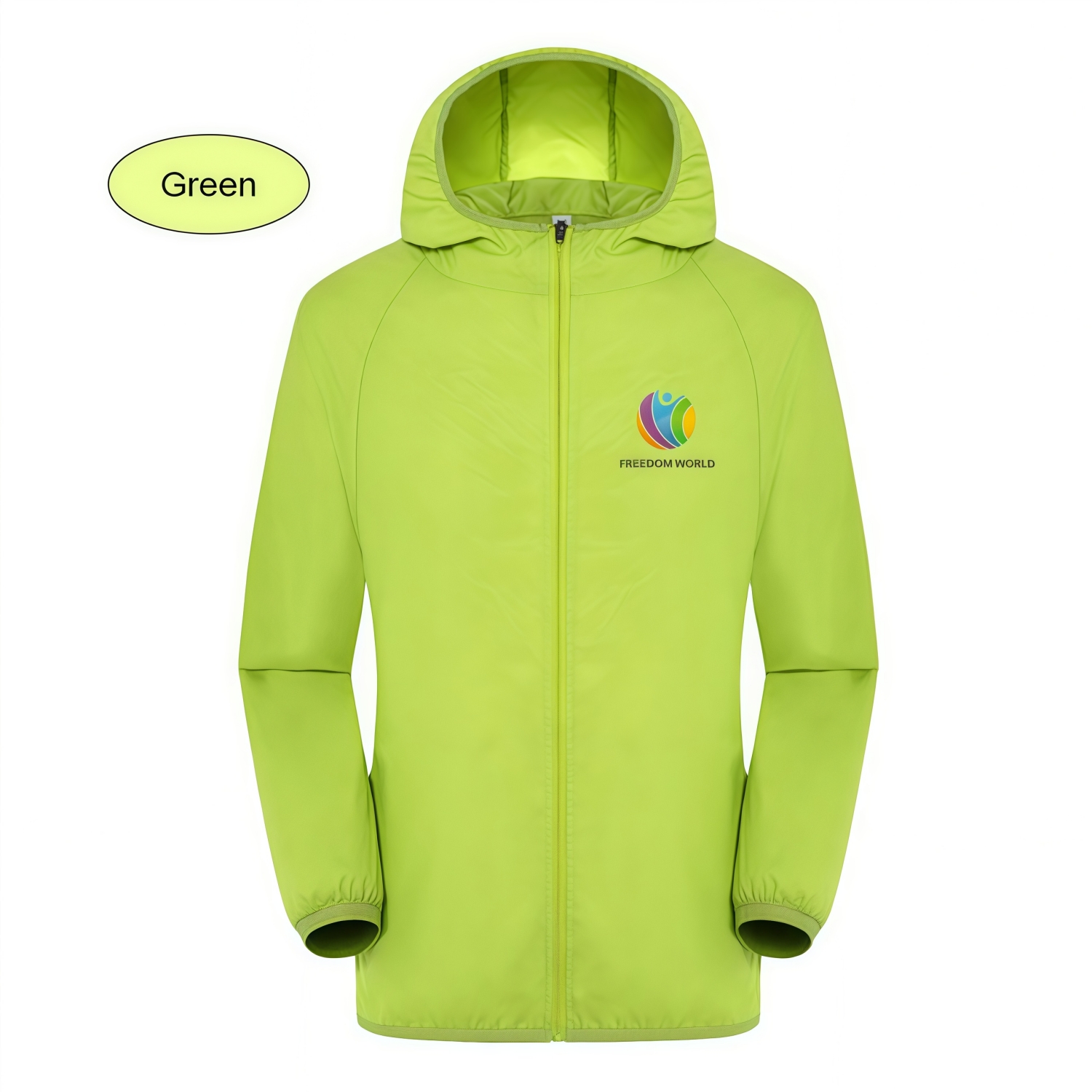 Unisex Adult 100% Polyester Jacket with Sun Protection and Hood
