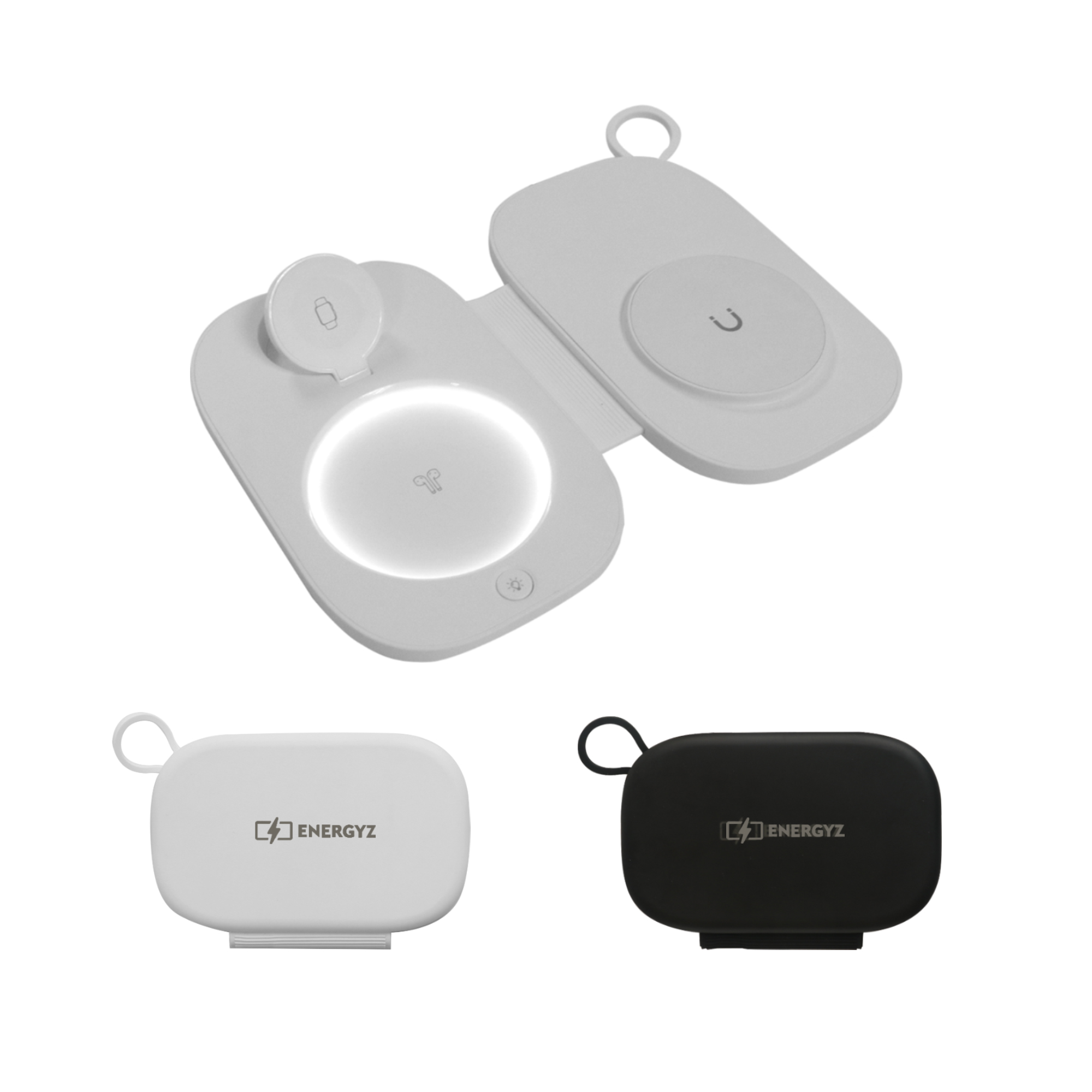 PCT292 - 3-In-1 Wireless  Travel Charger