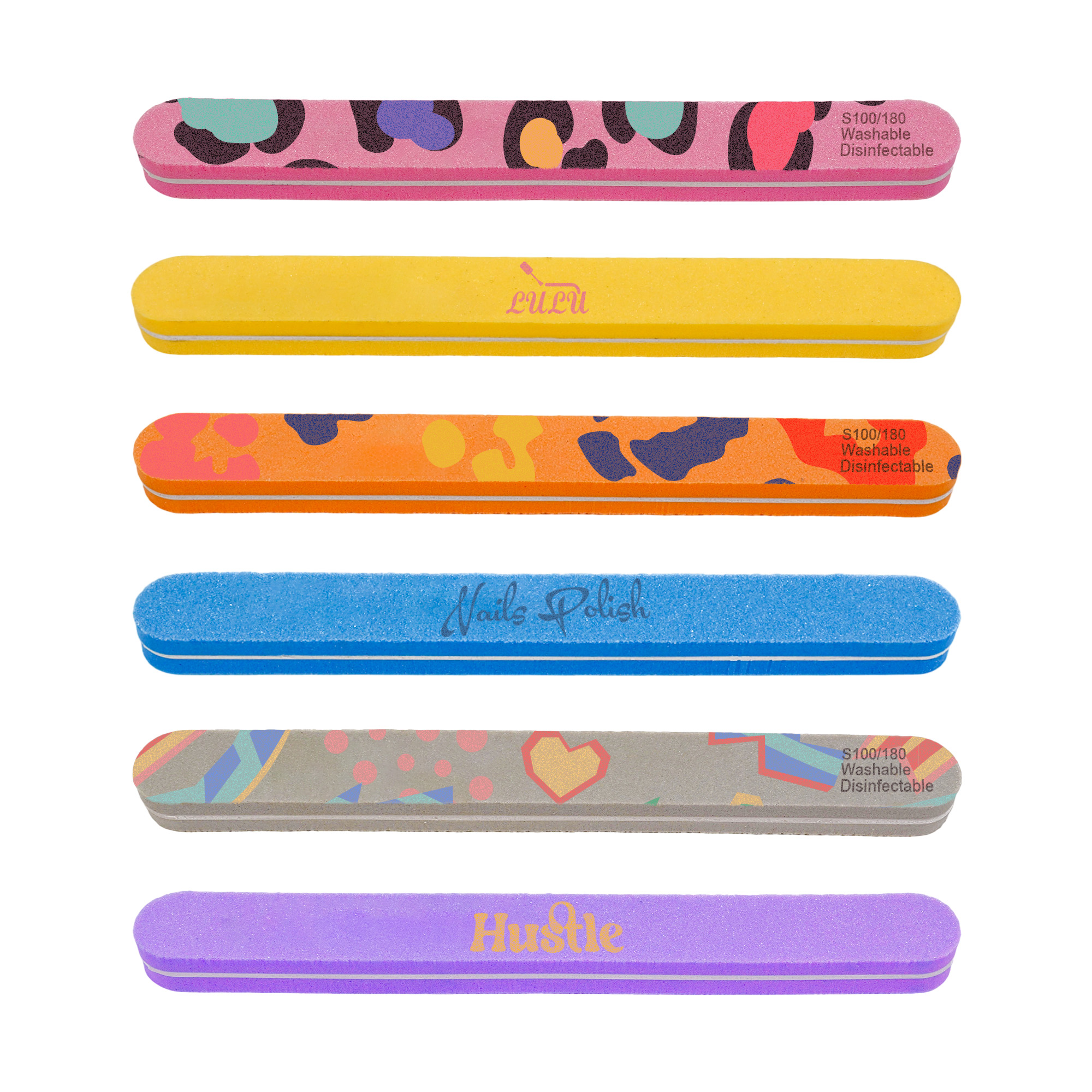 Sponge Straight Shape Nail File