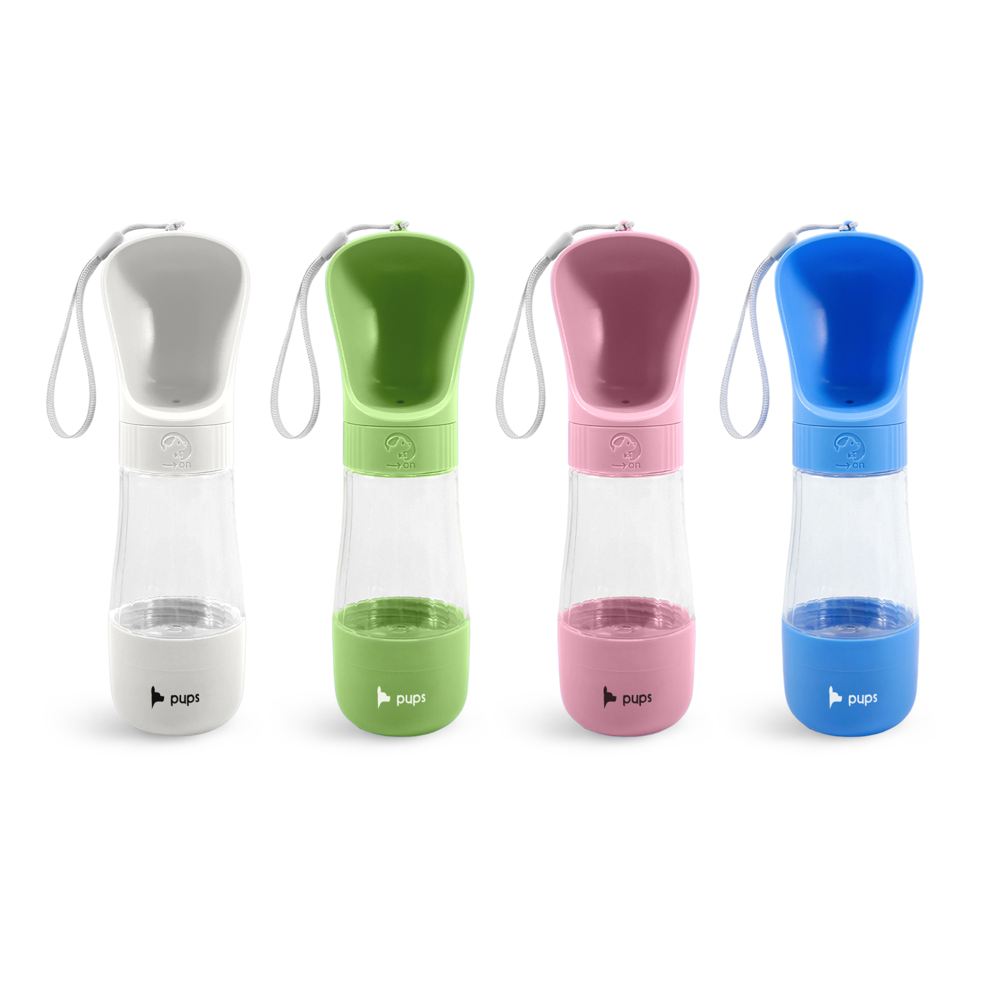 Pet Water Bottle with Food Container