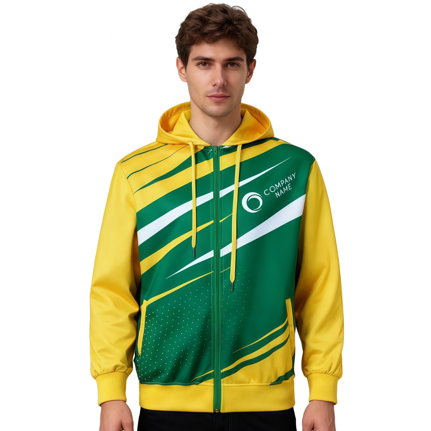 Men's Polyester Sublimated Training Track Jacket