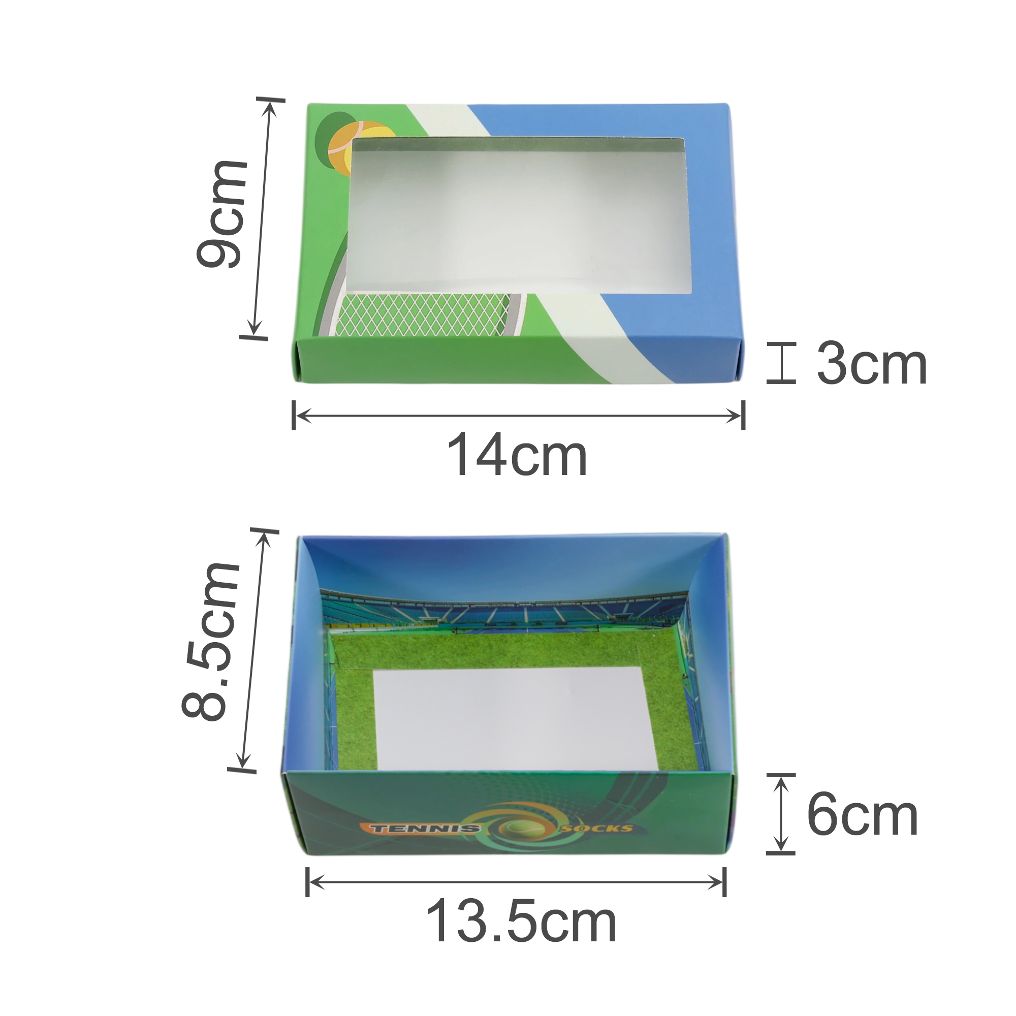 Custom Gift Box with Windowed Removable Lid