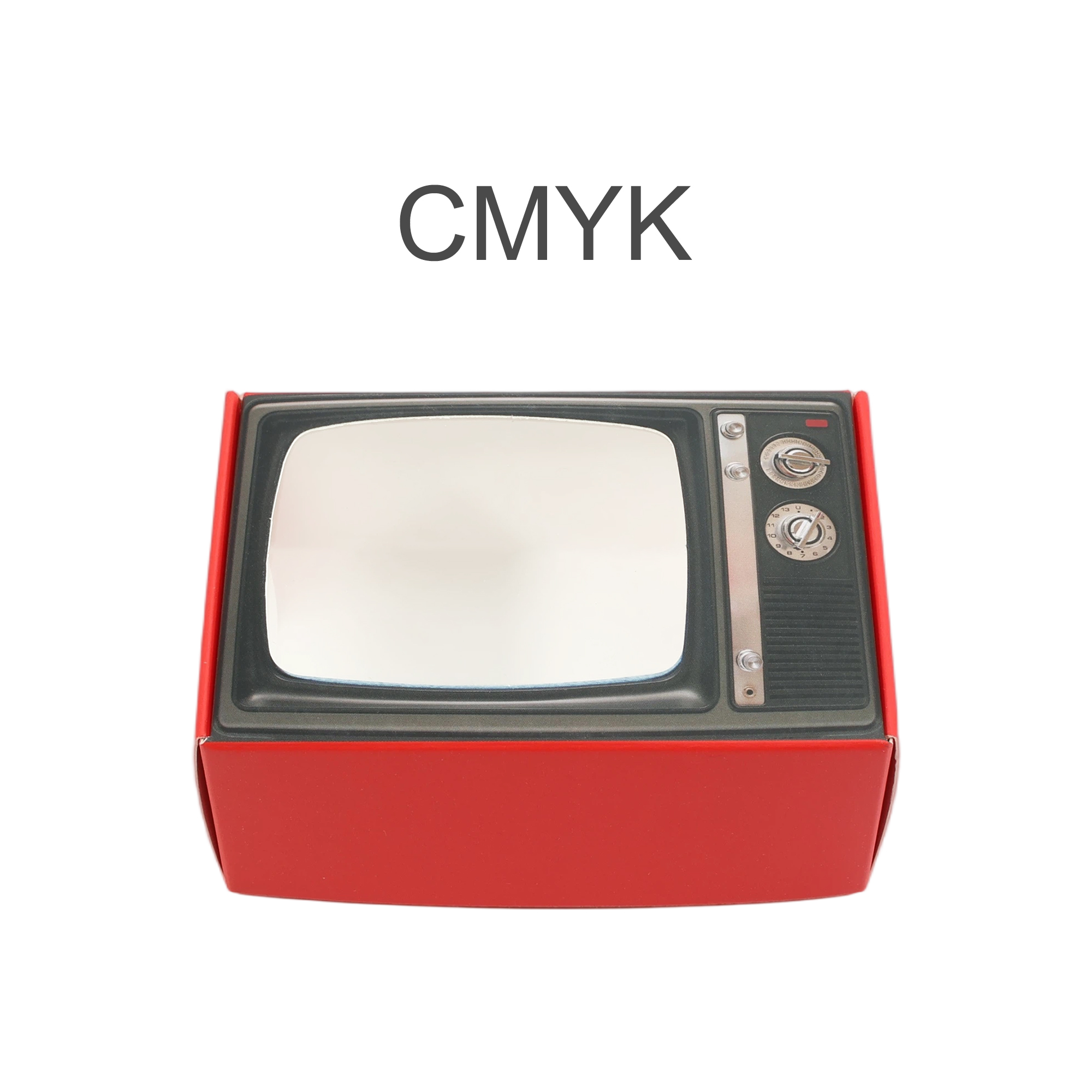 Custom Retro TV–Style Gift Box