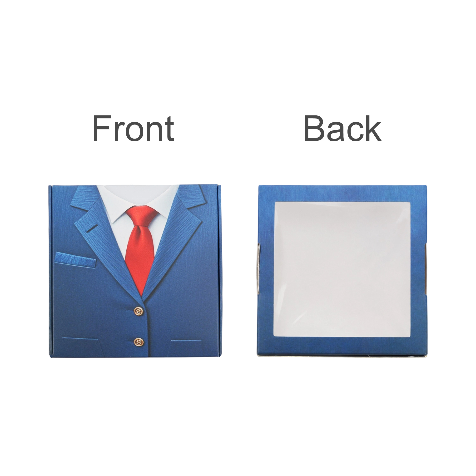 Custom Flip-Top Gift Box with Square Window