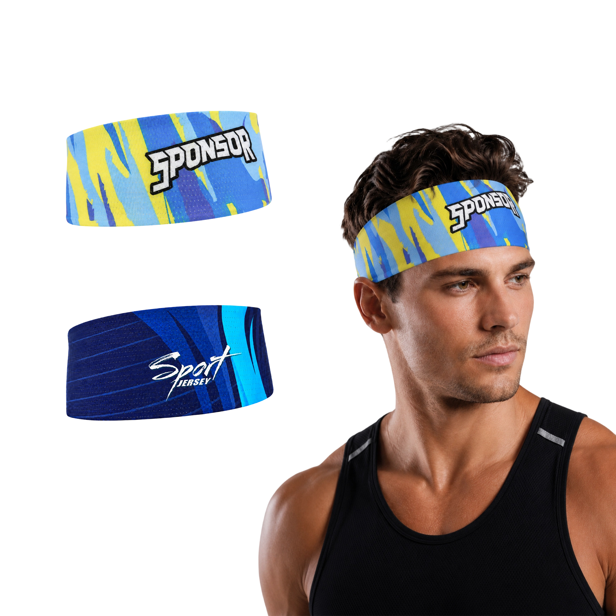 PCHH135 - Seamless Breathable Ice Silk Mesh Headband
