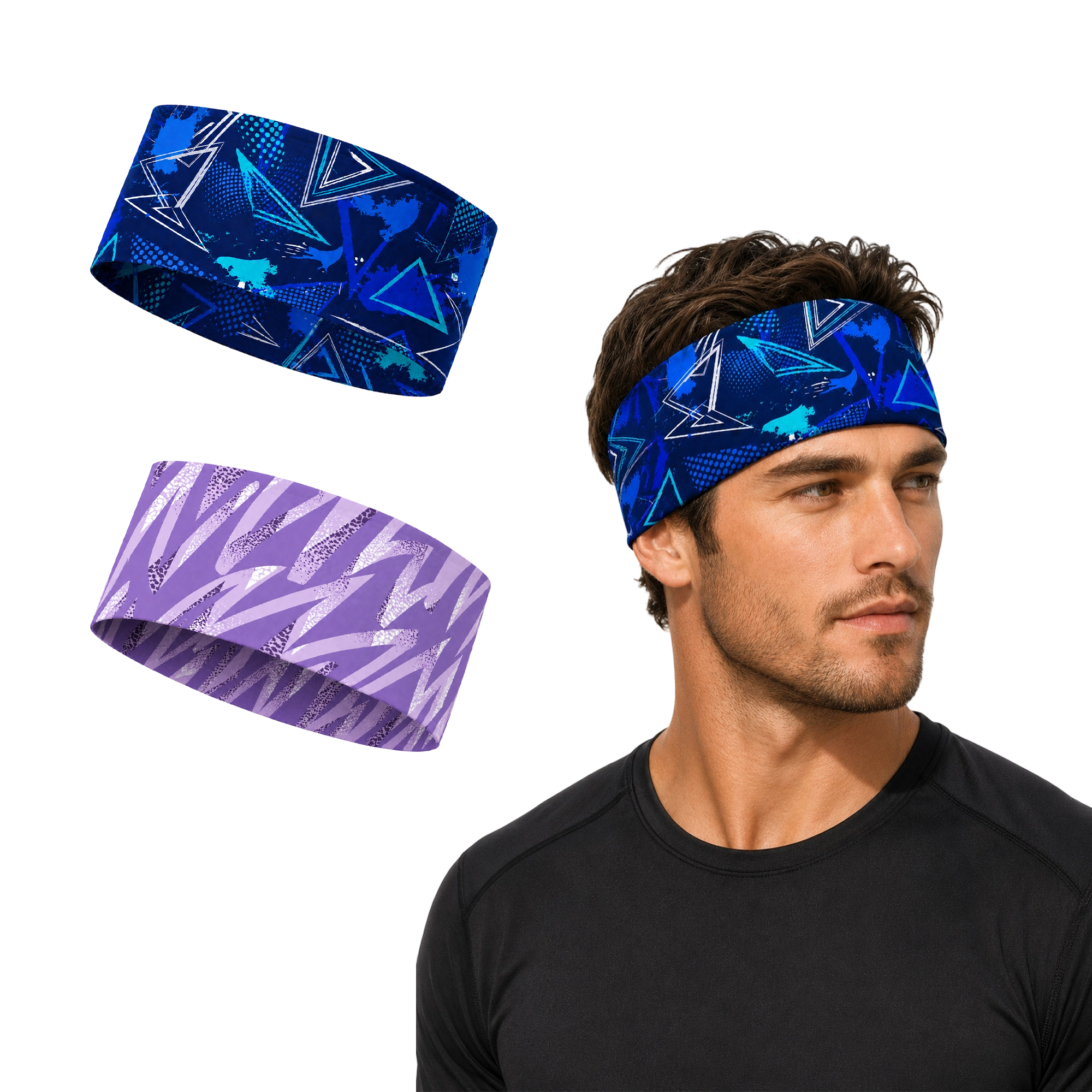 Brushed Polyester Wide Warm Headband