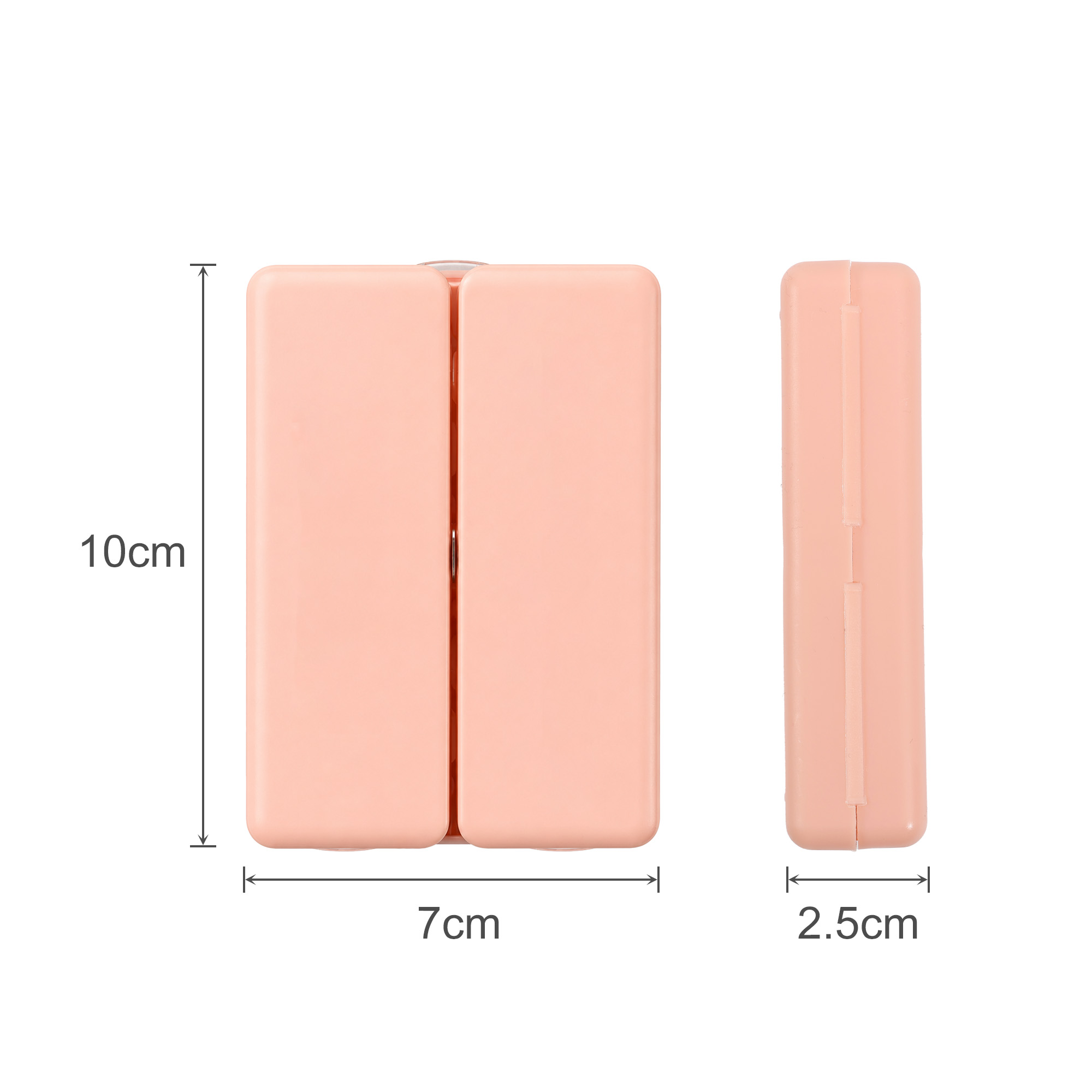 Folding 7 Compartment Pills Box