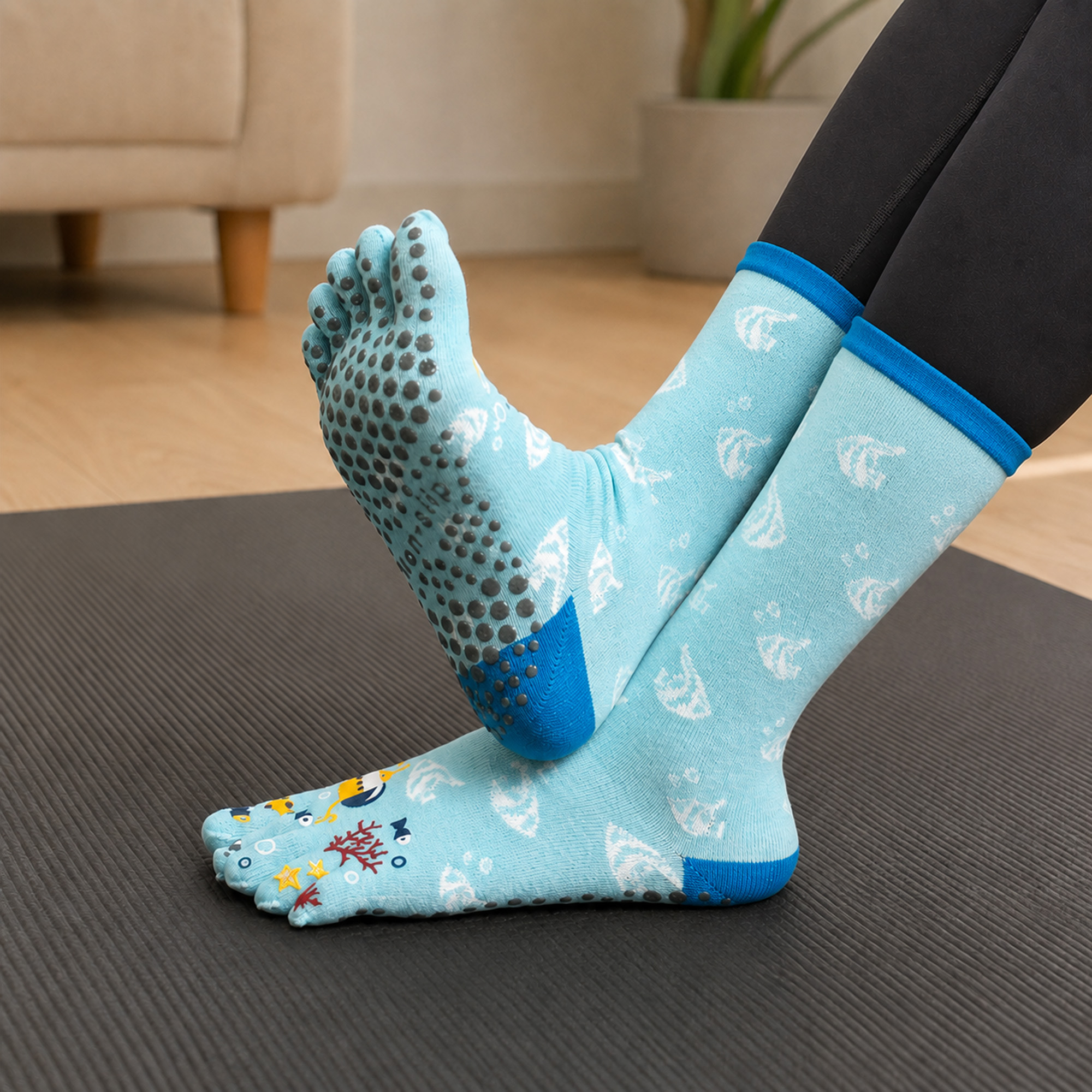 Crew Custom Toe Socks