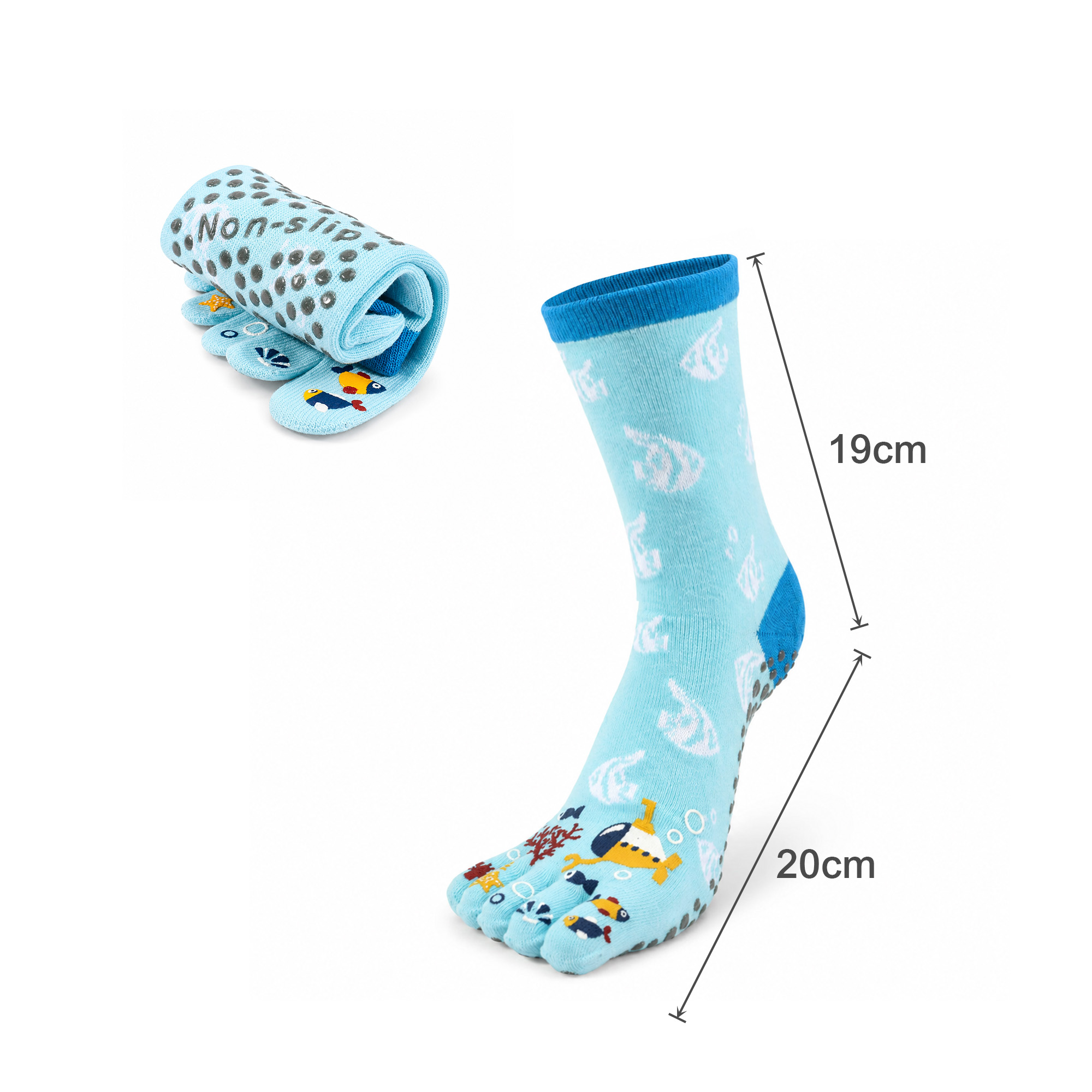 Crew Custom Toe Socks