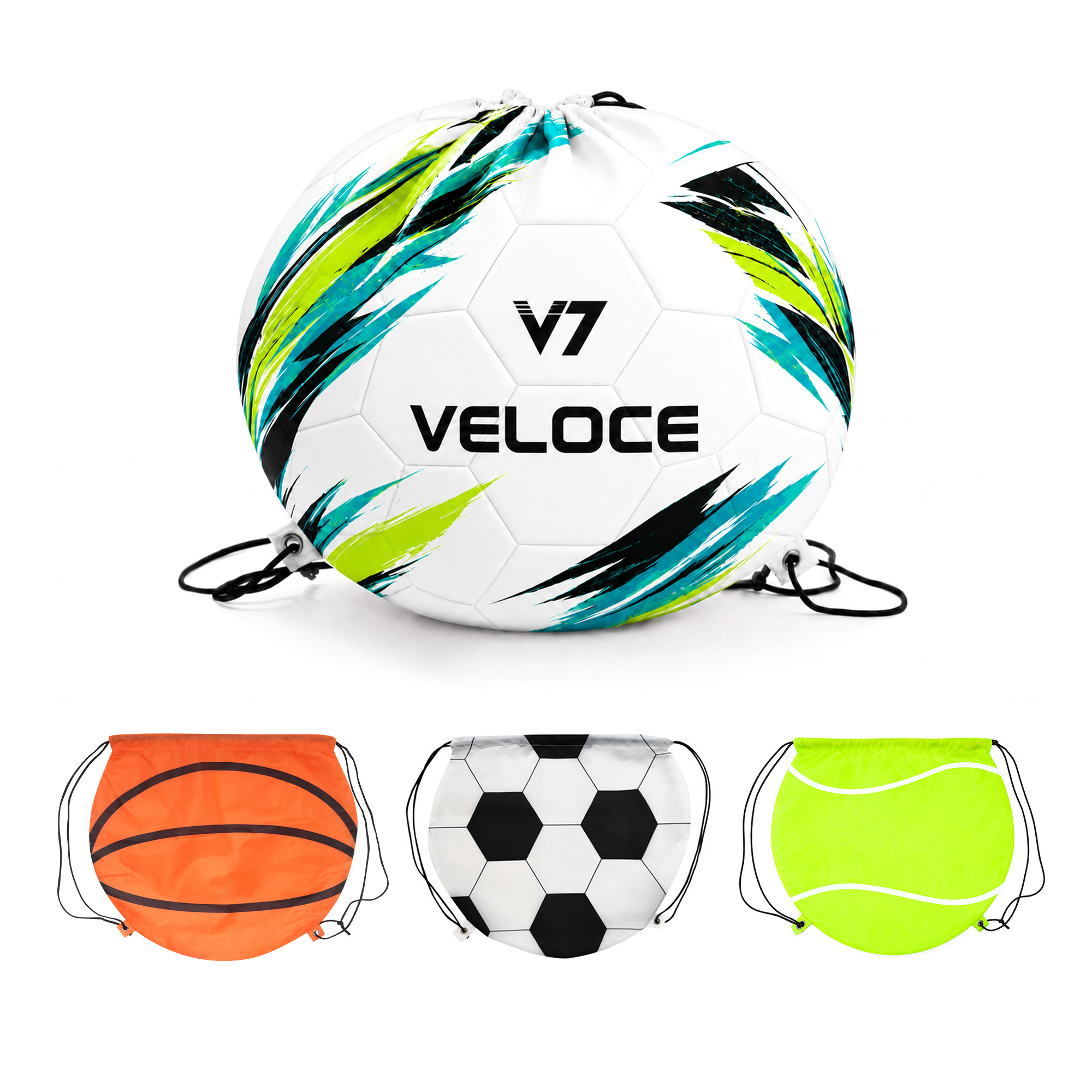 Ball Shaped Drawstring Backpack