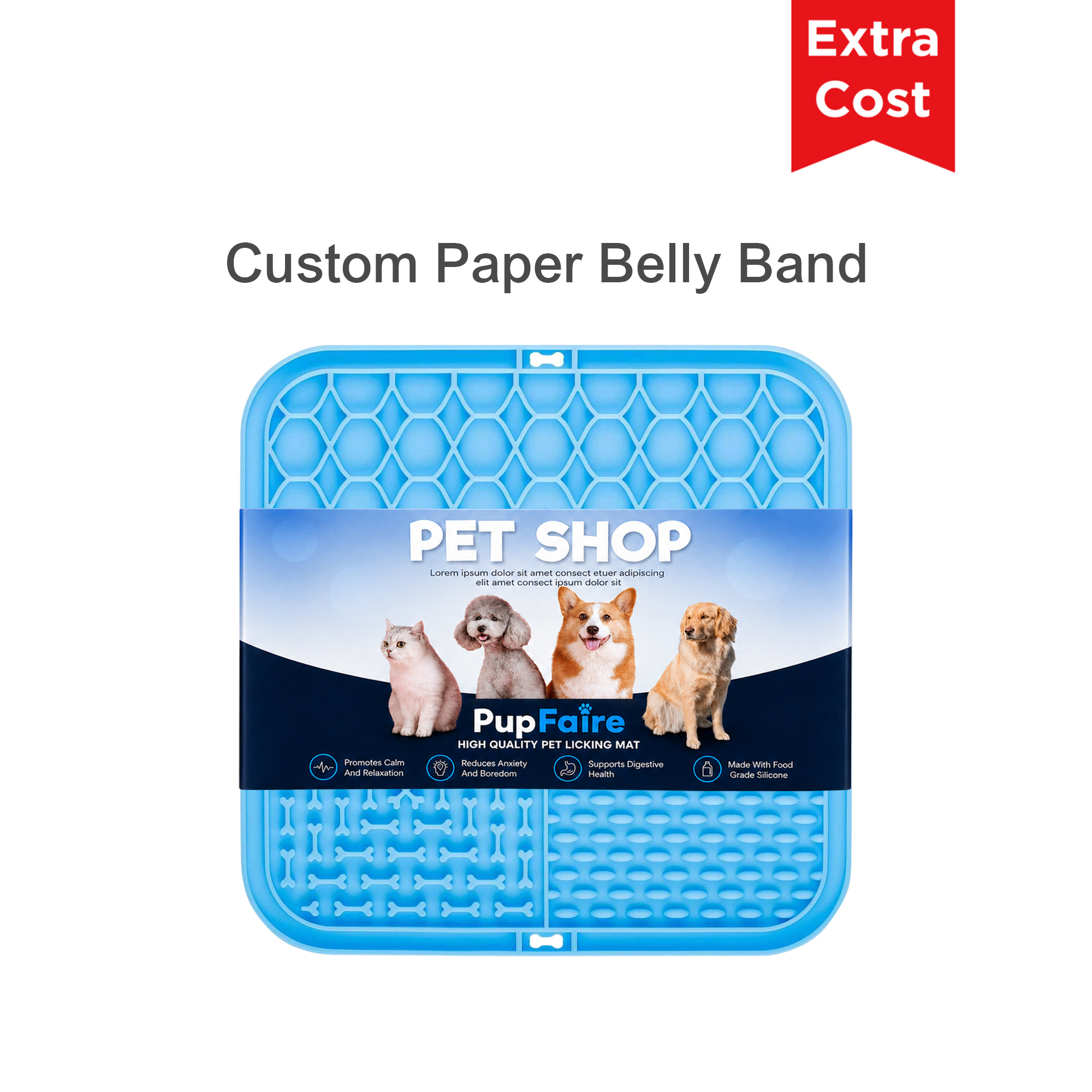 3-Section Dog Enrichment Lick Mat