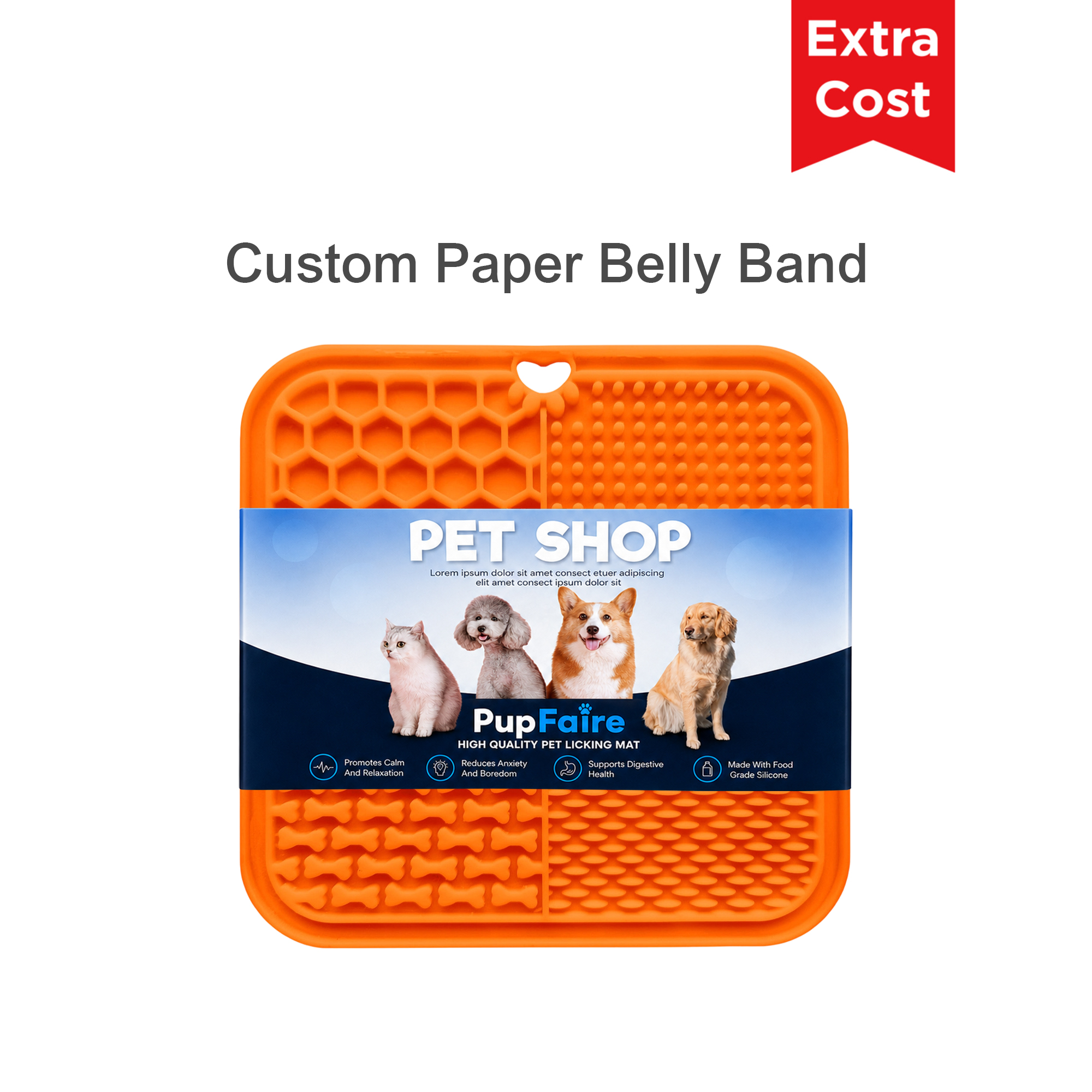 4-Section Dog Enrichment Lick Mat